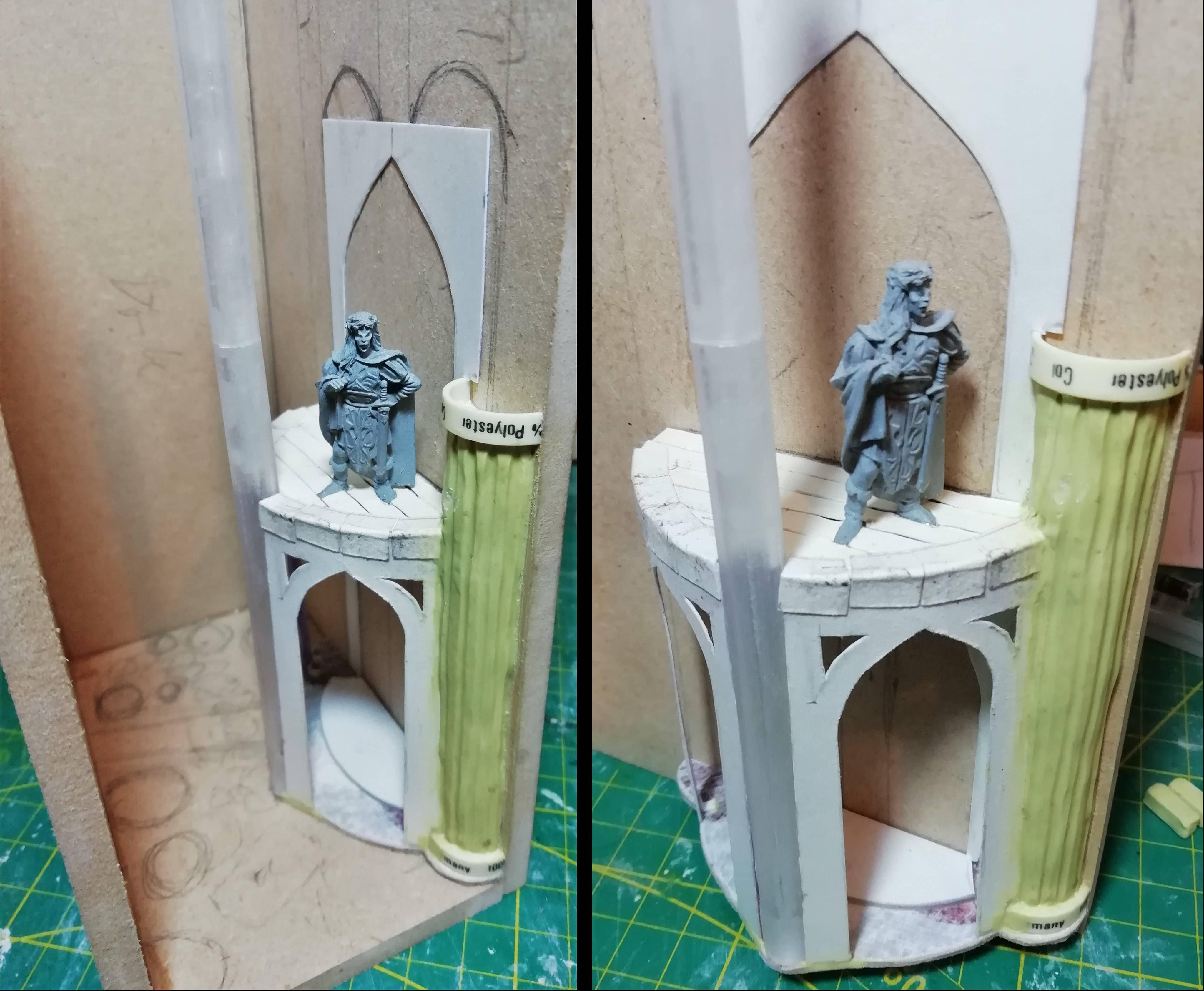 Bookcase diorama wip 3