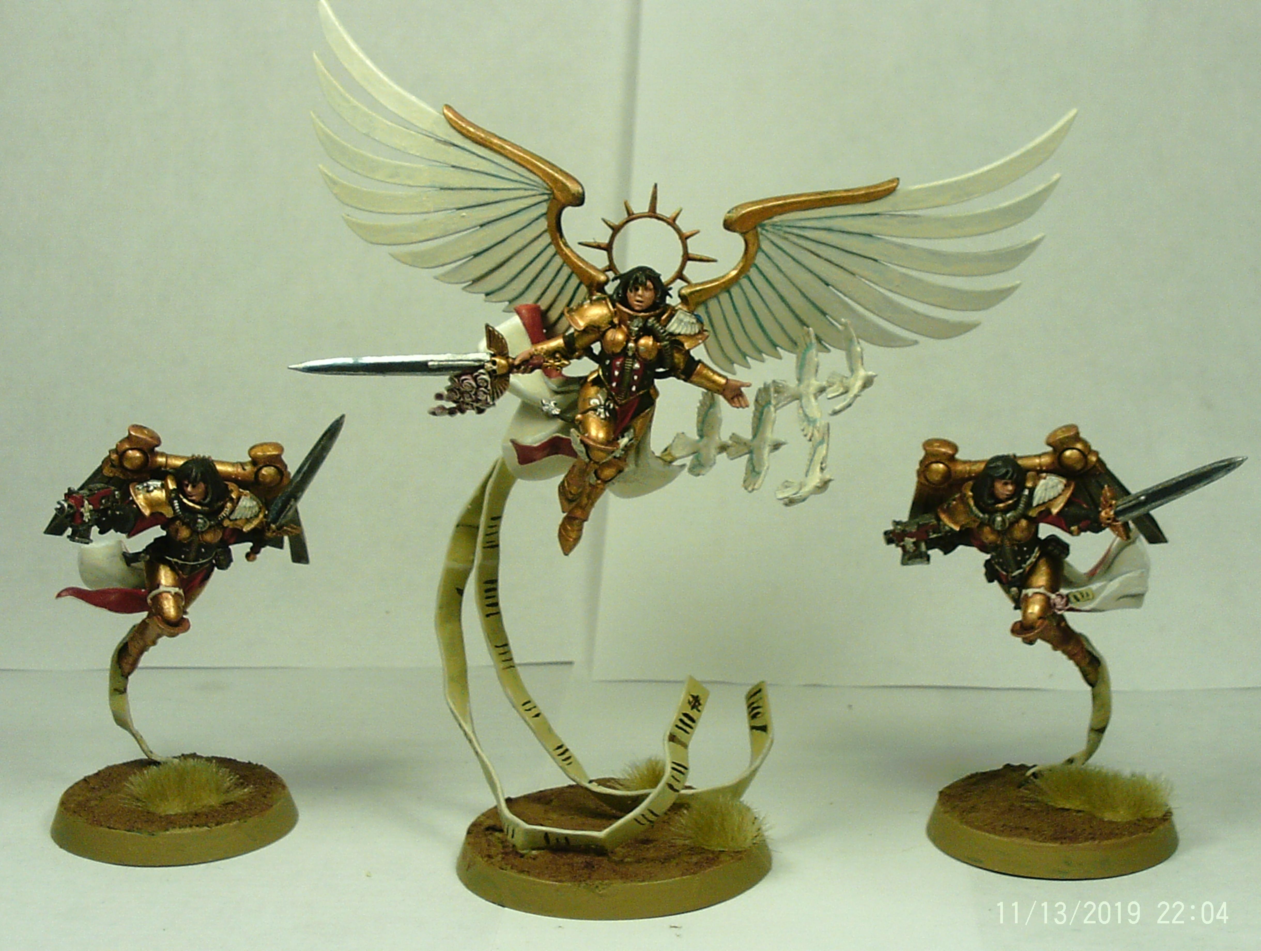 Adepta, Battle, Celestine, Flying, Ministorum, Saint, Sisters Of Battle, Sororitas