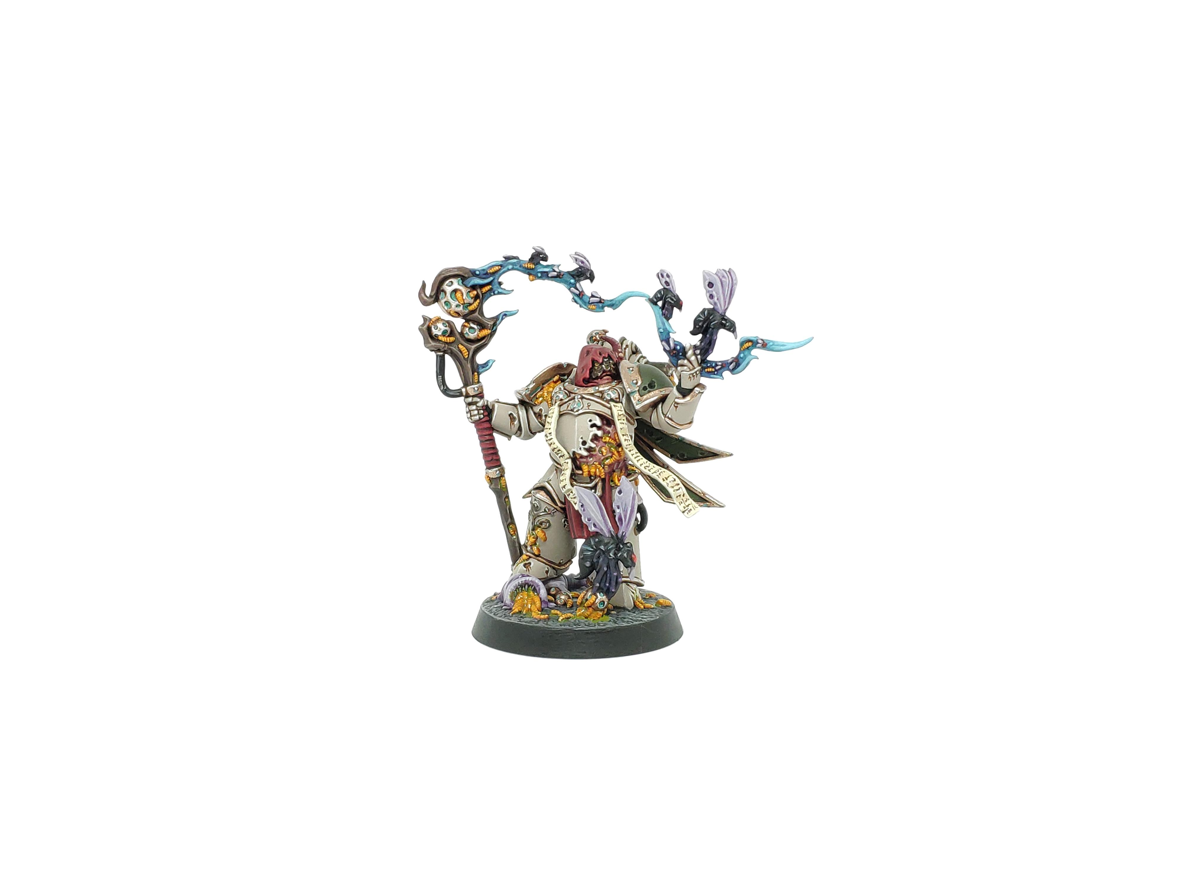 Chaos, Citadel, Death Guard, Games Workshop, Nurgle, Plaguecaster, Sorcerer, Space Marine Heroes, Space Marines