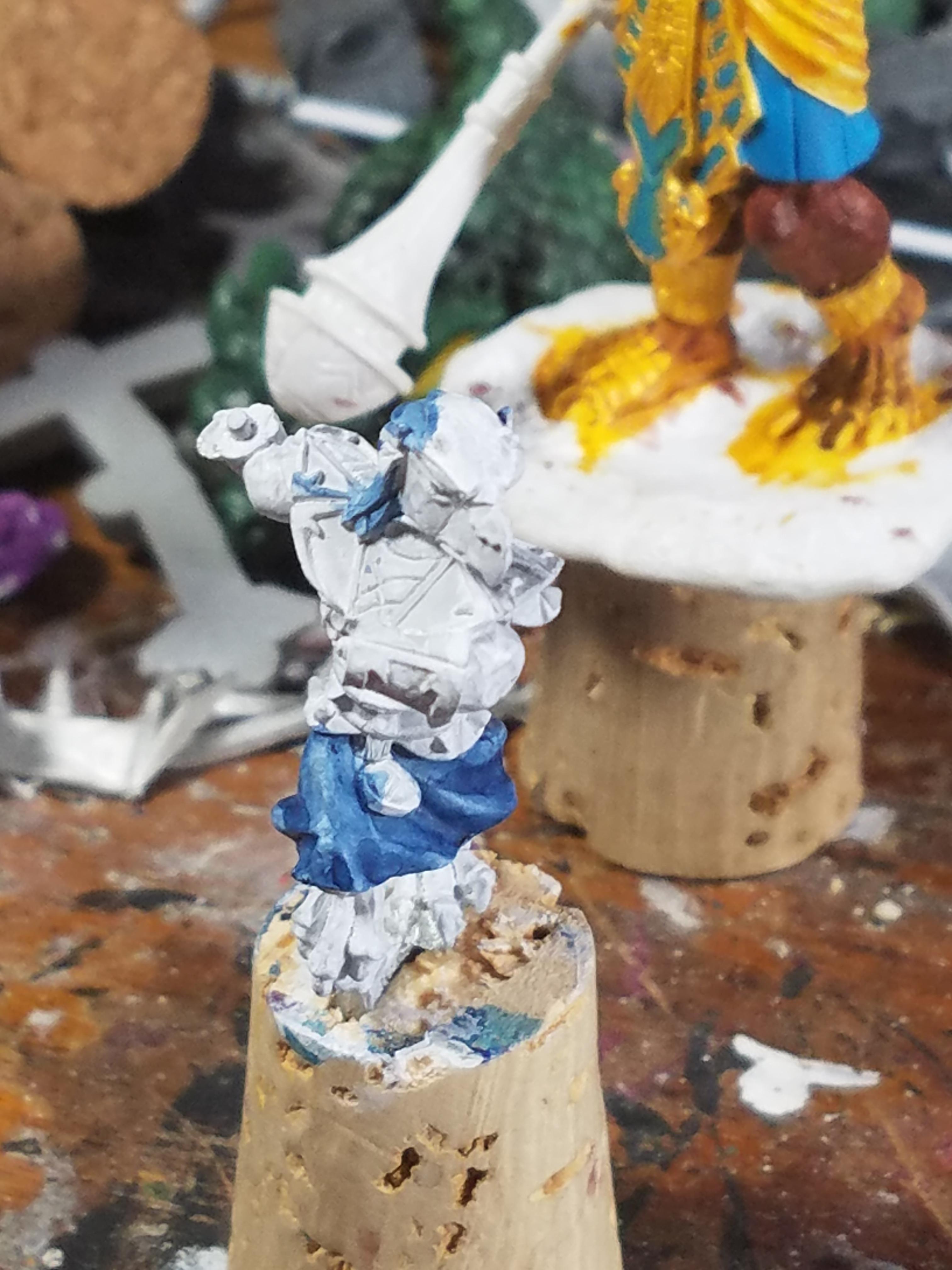 Crocodile Games, Harbinger, Hawkman, Heru, Wash Paint, Work In Progress
