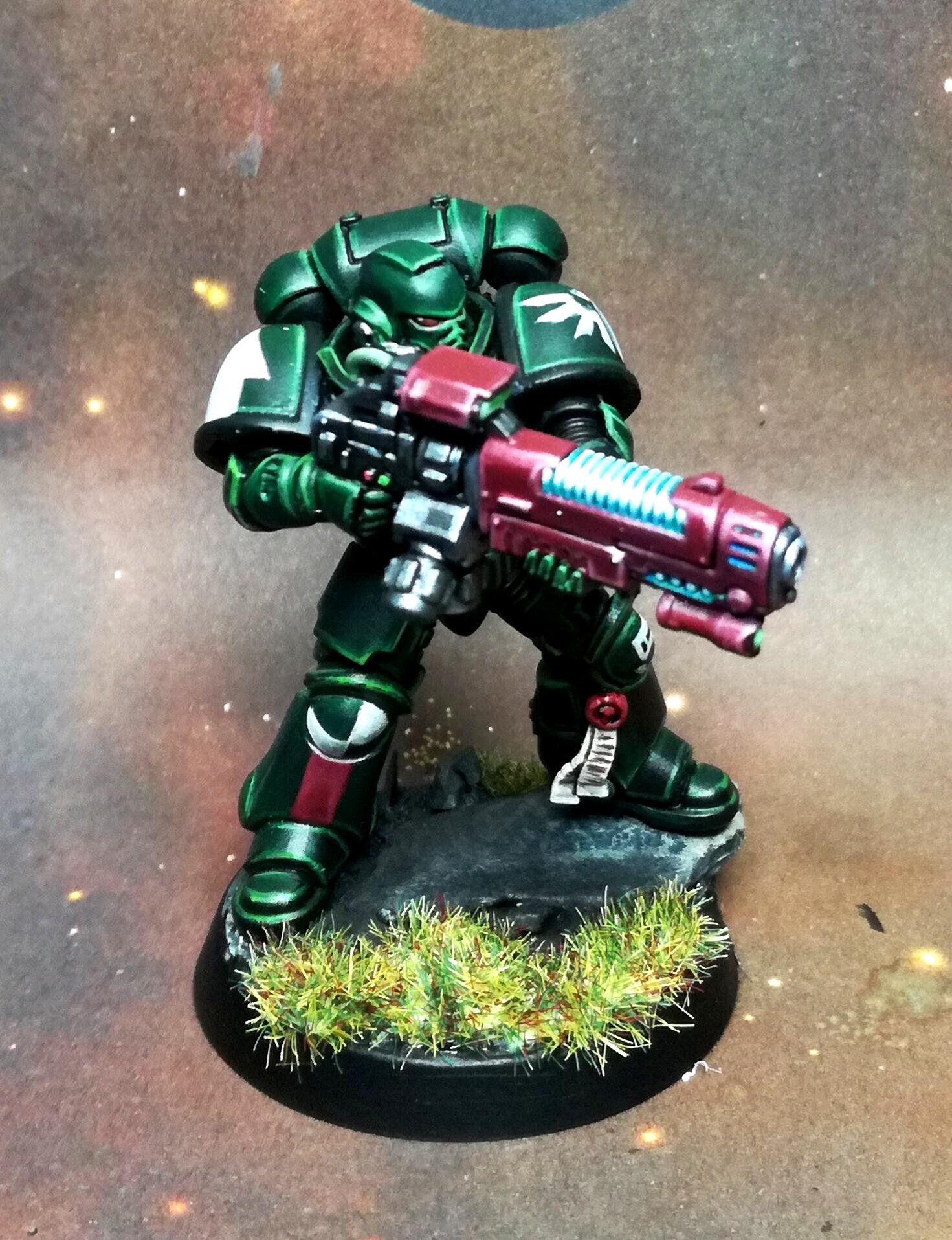 Adeptus Astartes, Dark Angels, Primaris, Primaris With Plasma, Space Marines