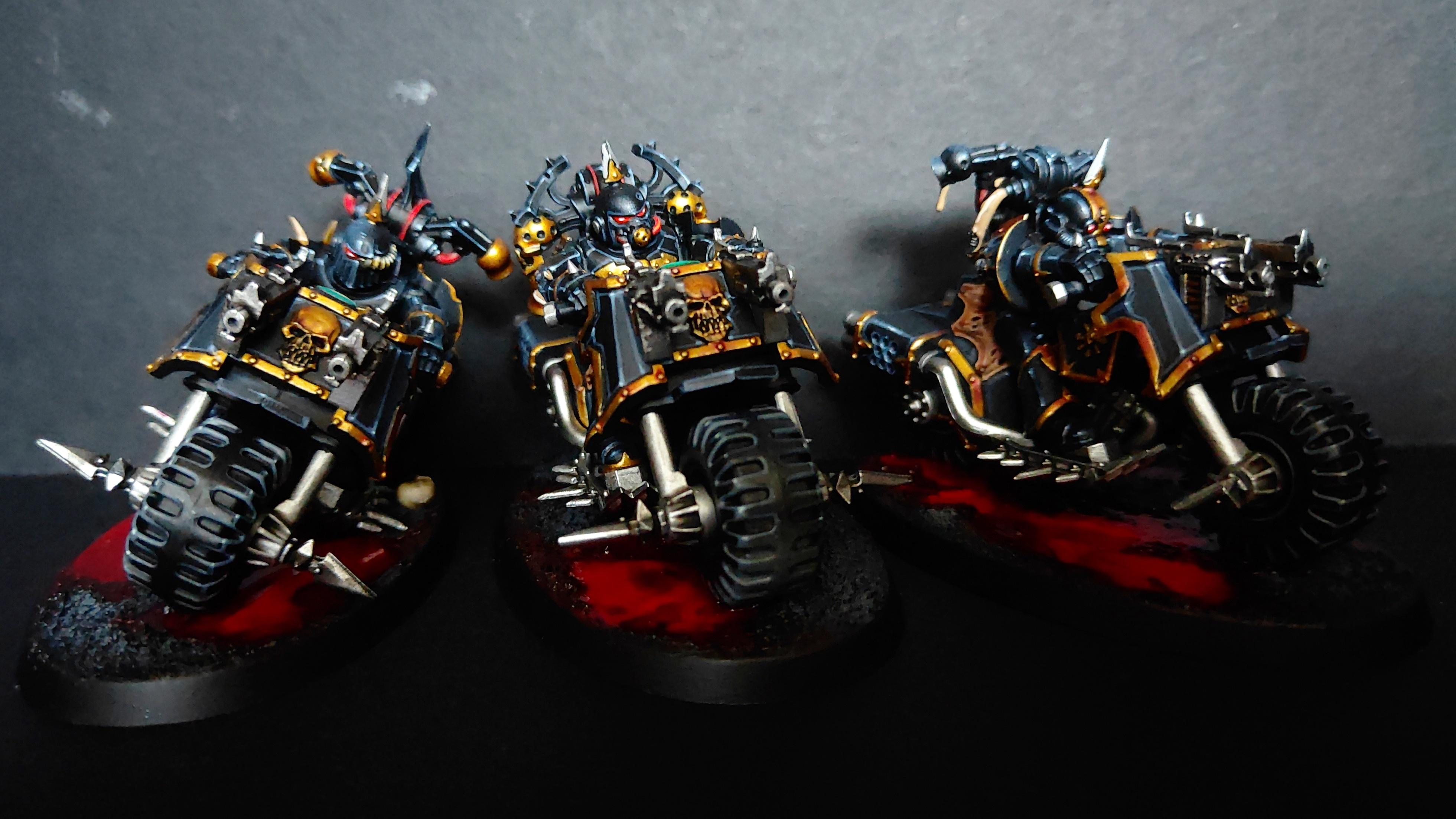 Bike, Black Legion, Chaos, Chaos Bikers, Chaos Knight, Chaos Space Marines, Chaos Undivided, Heretic Astartes, Nurgle, Plague Marines, Sin Eaters, Warhammer 40,000