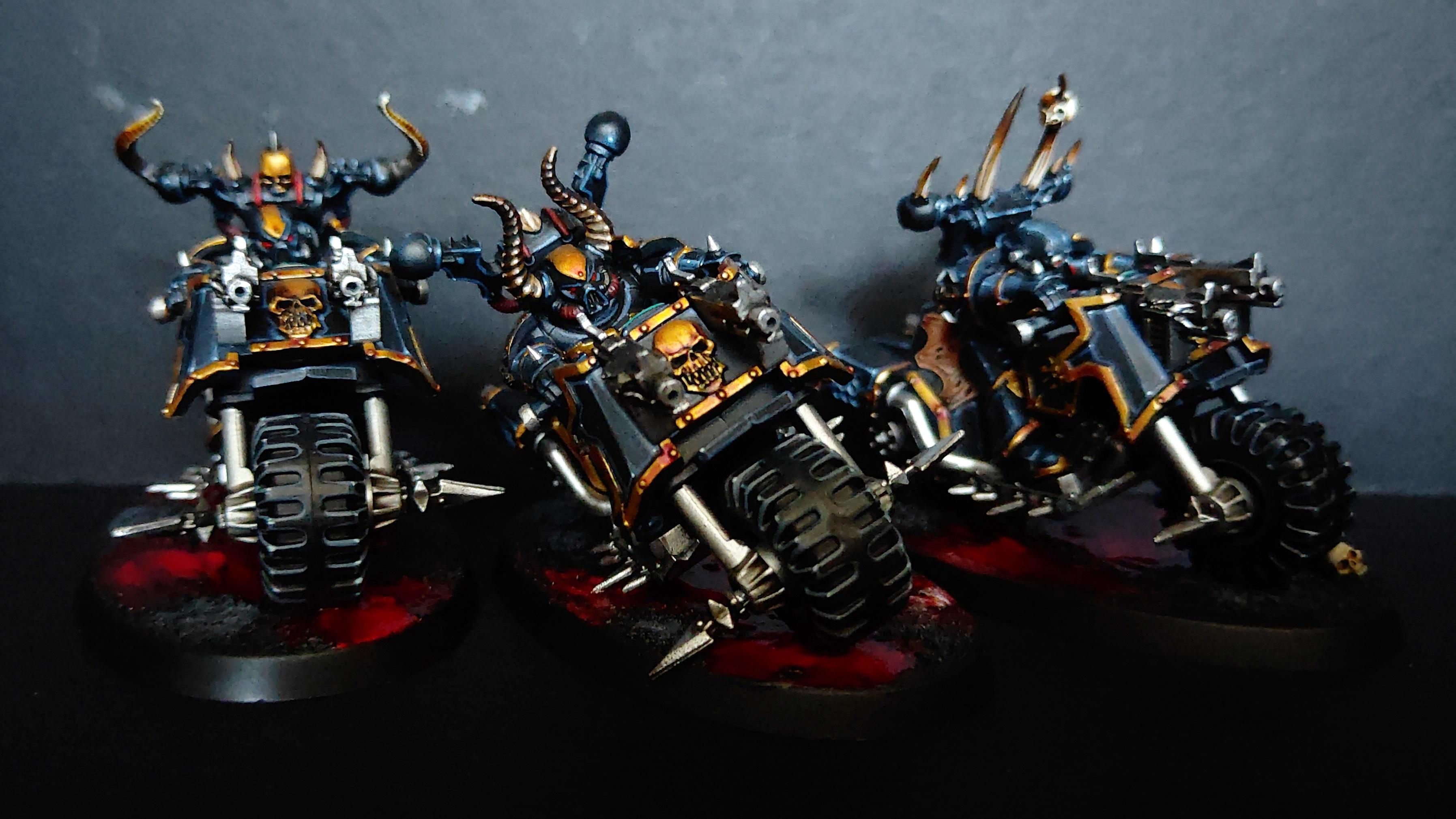 Bike, Black Legion, Chaos, Chaos Bikers, Chaos Knight, Chaos Space Marines, Chaos Undivided, Heretic Astartes, Possessed, Sin Eaters, Warhammer 40,000