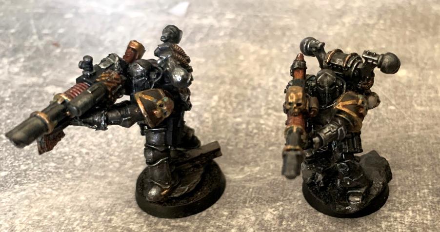 Lascannon Havocs WIP 2