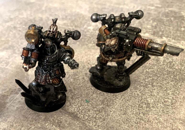 Lascannon Havocs WIP 3