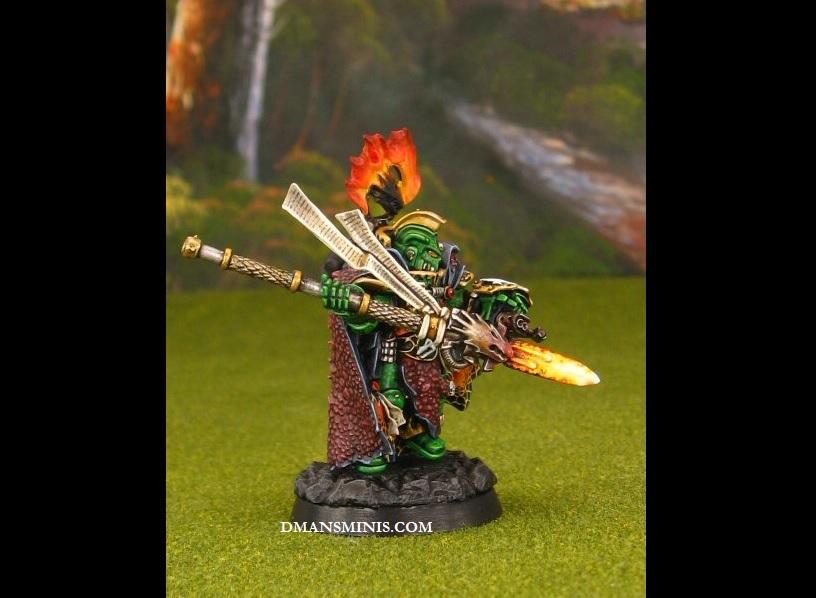 Vulkan He'Stan Forgefather of the Salamanders Space Marines