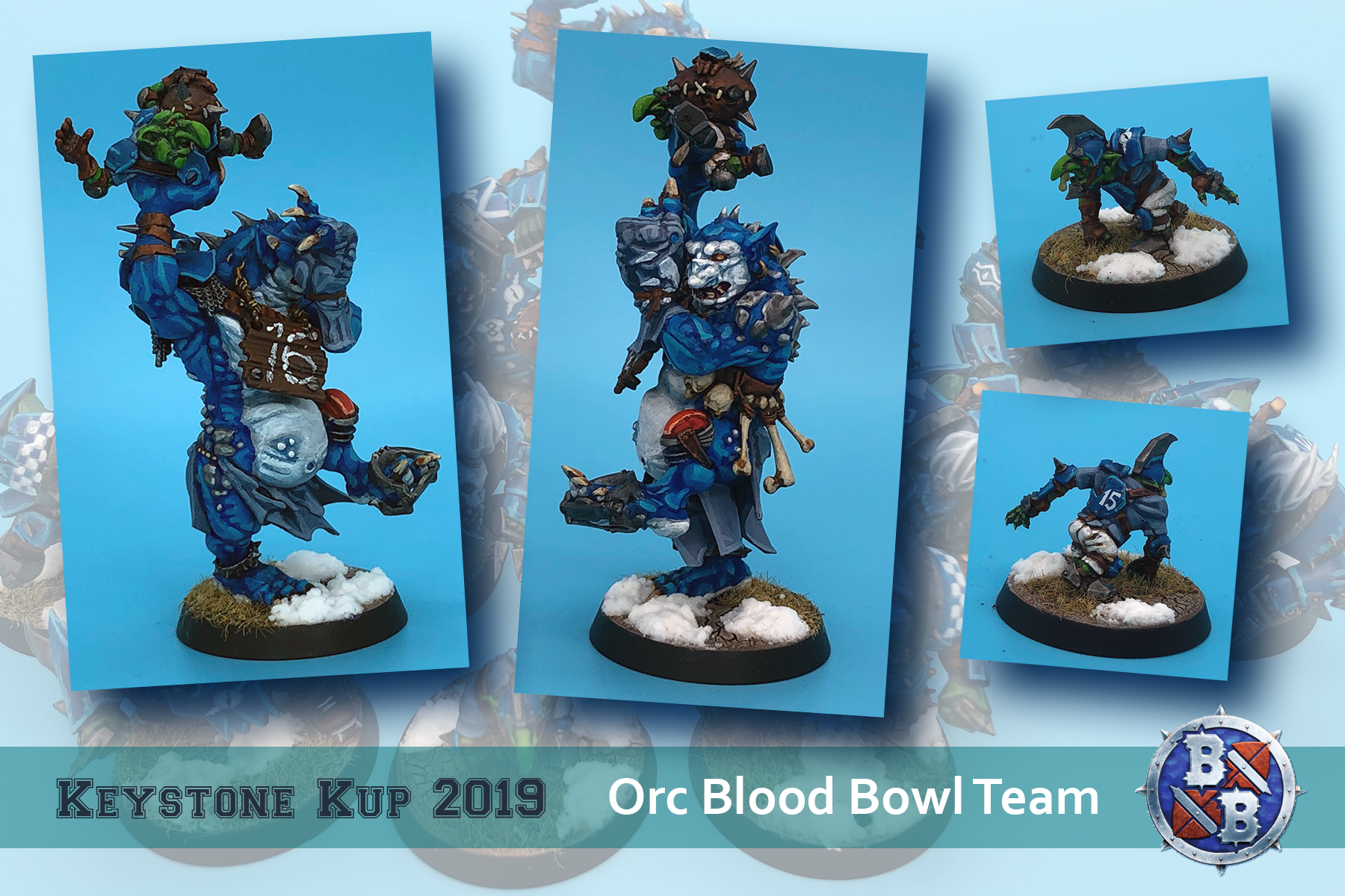 Blood Bowl, Goblins, Keystone Kup, Orcs, Troll