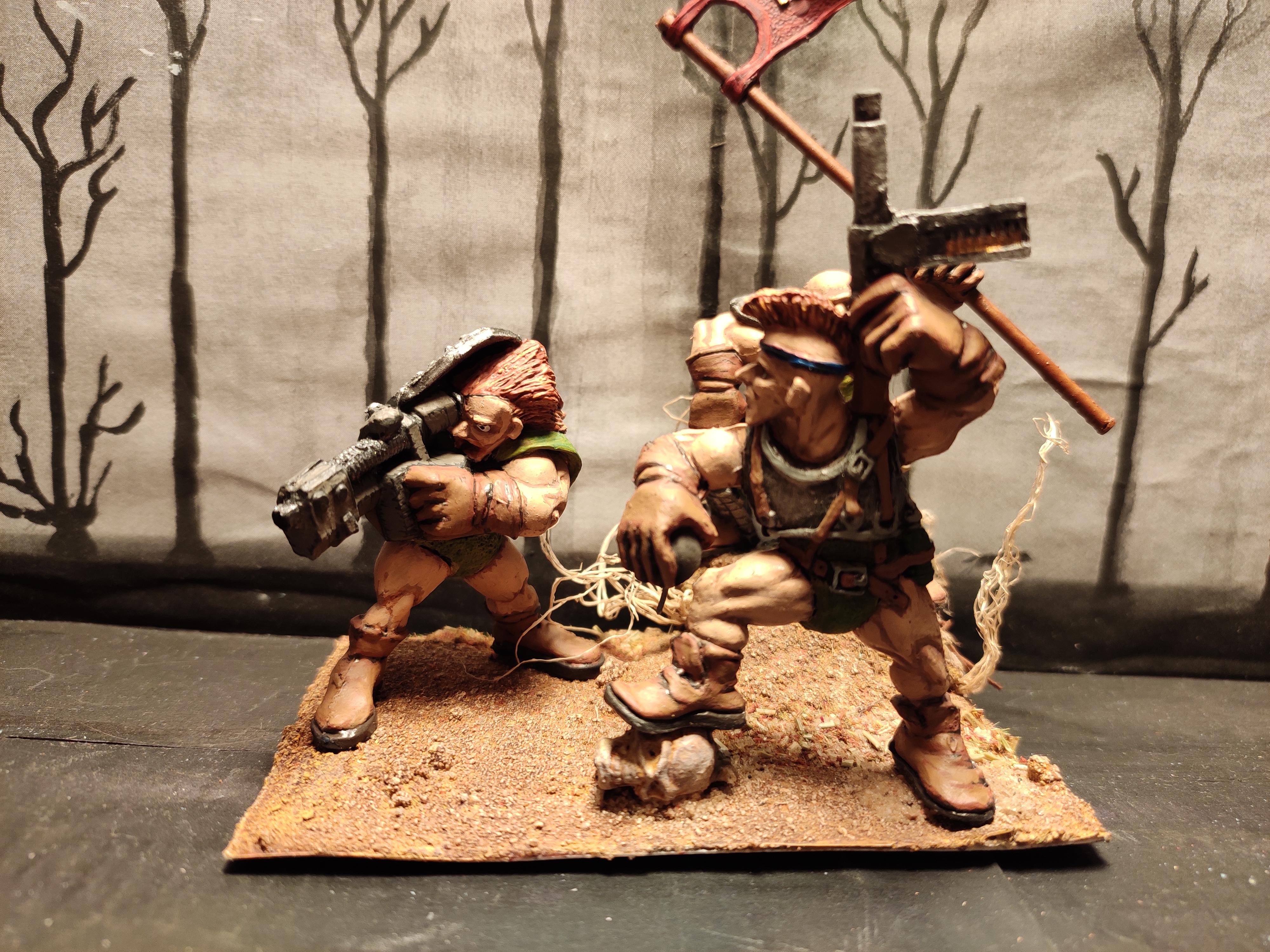 &#1041;&#1080;&#1090;&#1074;&#1099; Fantasy, 1996, Autogun, Banner, Conversion, Fantasy Battles, From Russia, Gang, Heavy Weapon, Infantry, Mohawk, Post-apocalyptic, Regiment, Retro, Technolog, Tehnolog