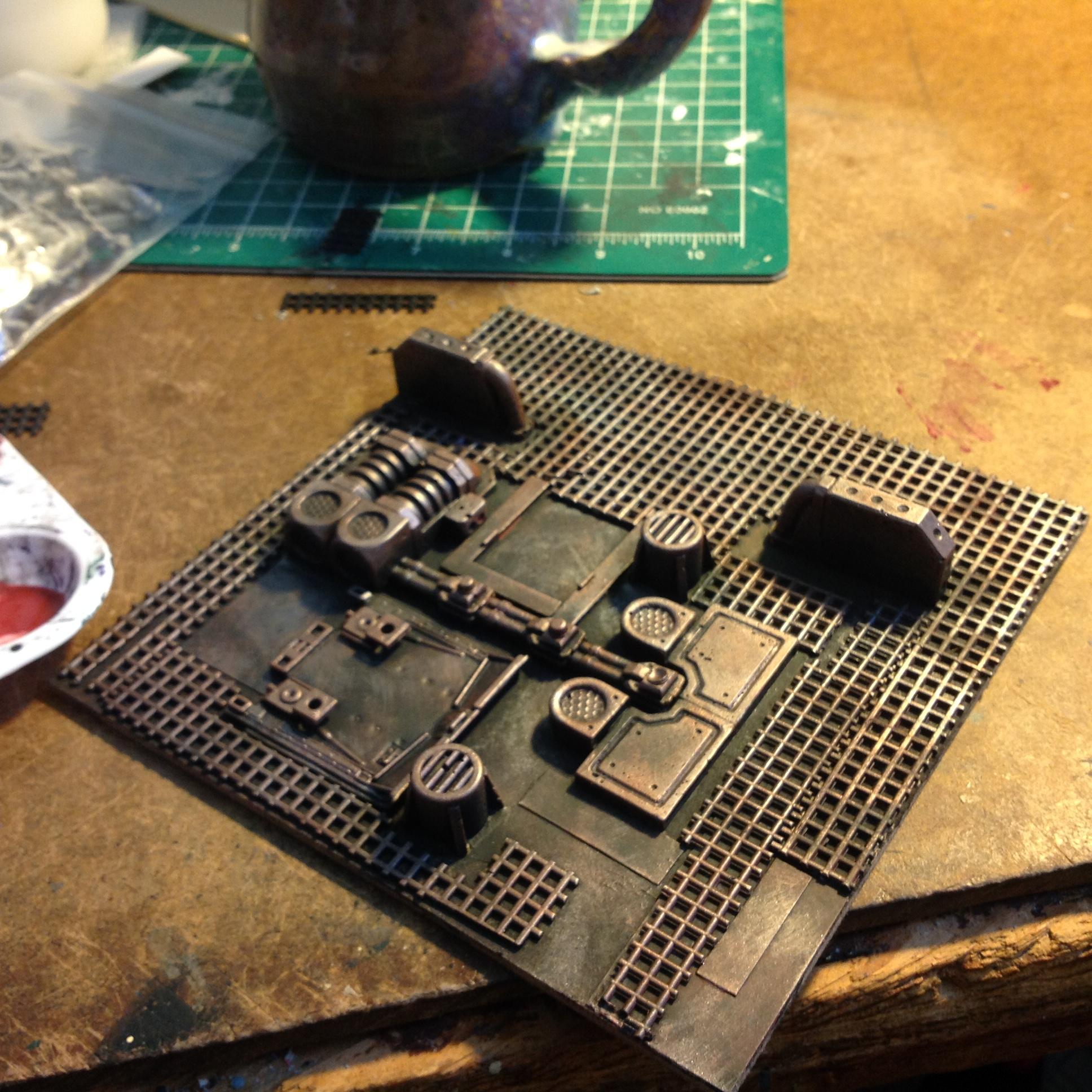 Modular, Pip, Spacehulk, Terrain, Tiles, Waaazag, Warboss, Work In Progress