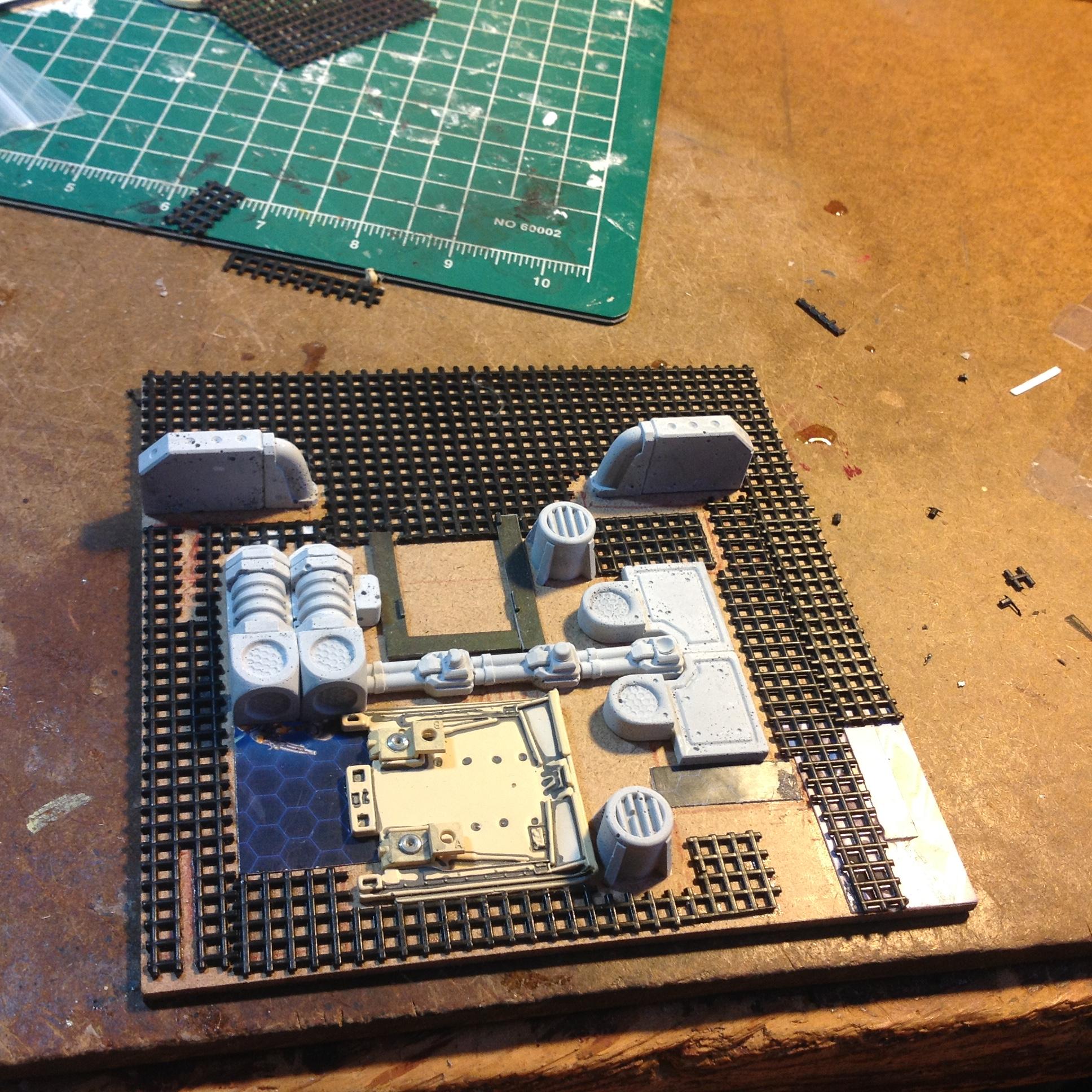 Modular, Pip, Spacehulk, Terrain, Tiles, Waaazag, Warboss, Work In Progress