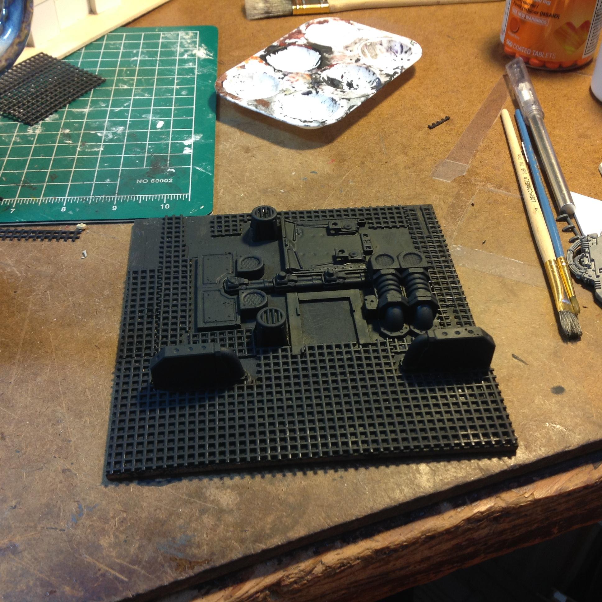 Modular, Pip, Spacehulk, Terrain, Tiles, Waaazag, Warboss, Work In Progress