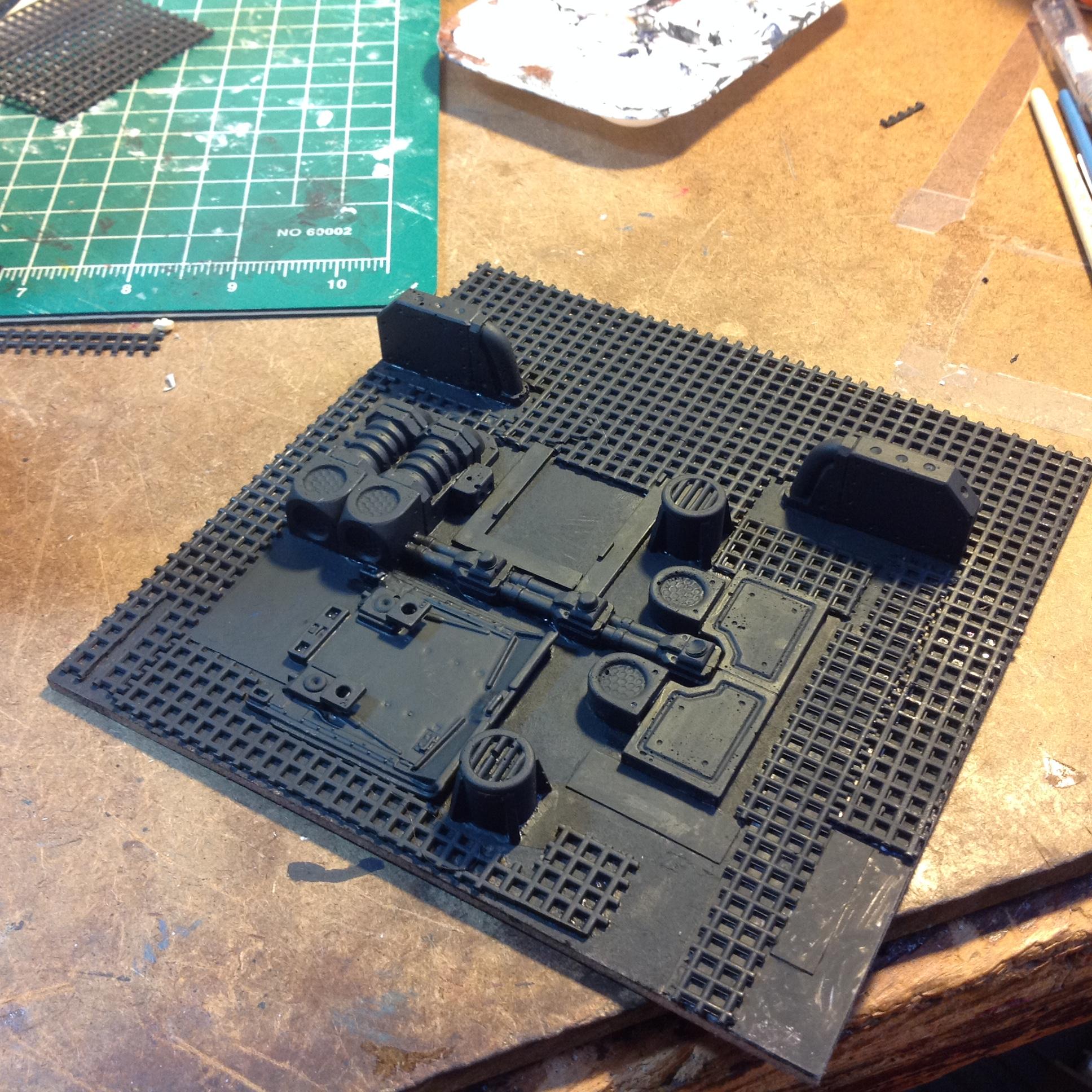 Modular, Pip, Spacehulk, Terrain, Tiles, Waaazag, Warboss, Work In Progress