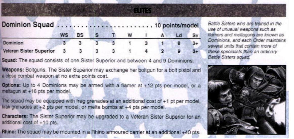 3rd Edition, Codex, Retro Review, Sisters Of Battle
