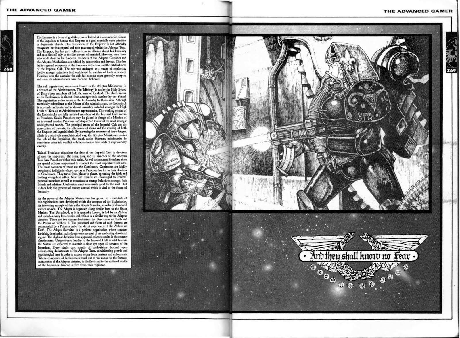 3rd Edition, Codex, Rainbow Warriors, Retro Review, Rogue Trader, Sister Sin, Sisters Of Battle