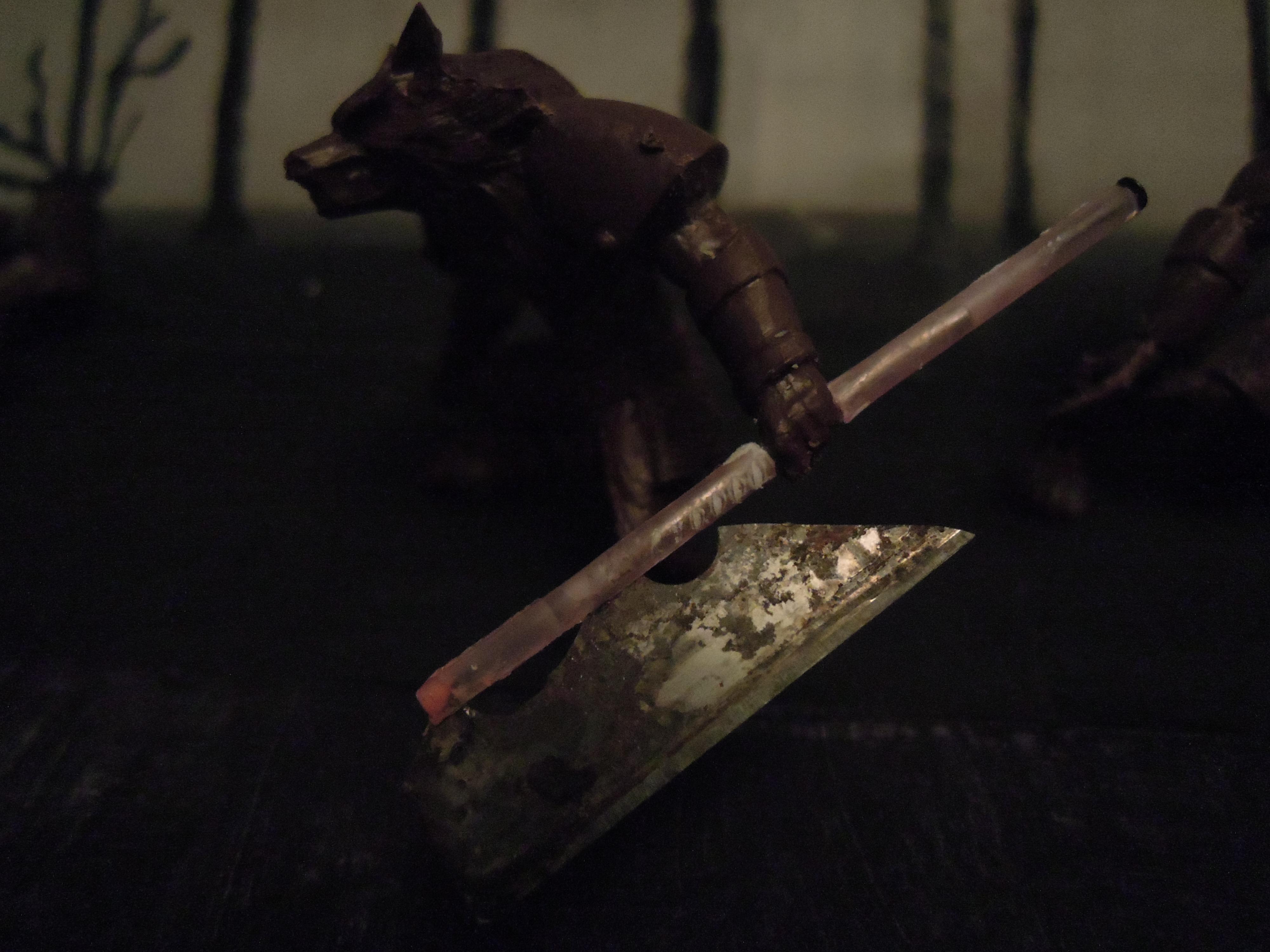&#1041;&#1080;&#1090;&#1074;&#1099; Fantasy, Beast, Conversion, Dark, Fantasy Battles, From Russia, Halberd, Infantry, Paper Cutter Knife, Scratch Build, Technolog, Tehnolog, Werewolf, Work In Progress