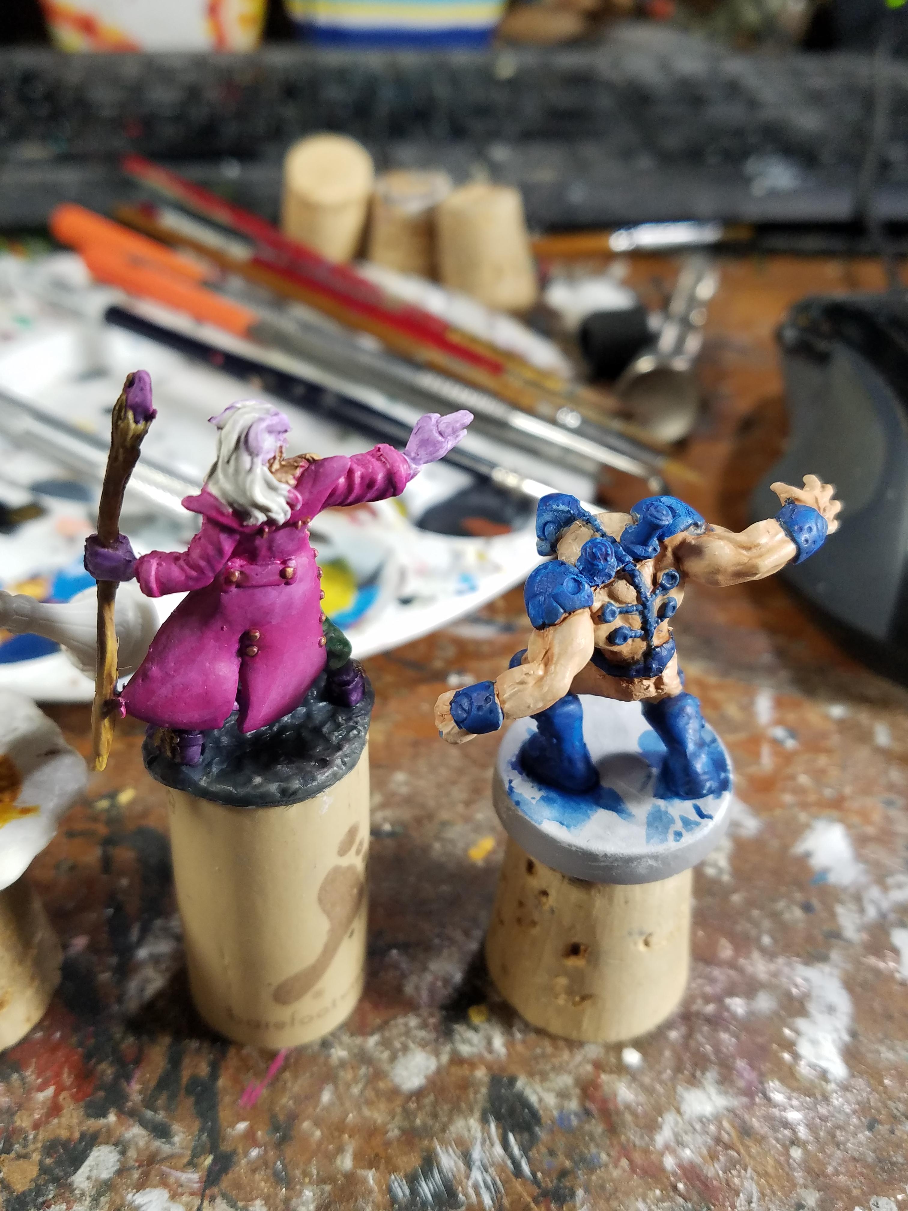 Bones, Reaper, Superheros, Work In Progress