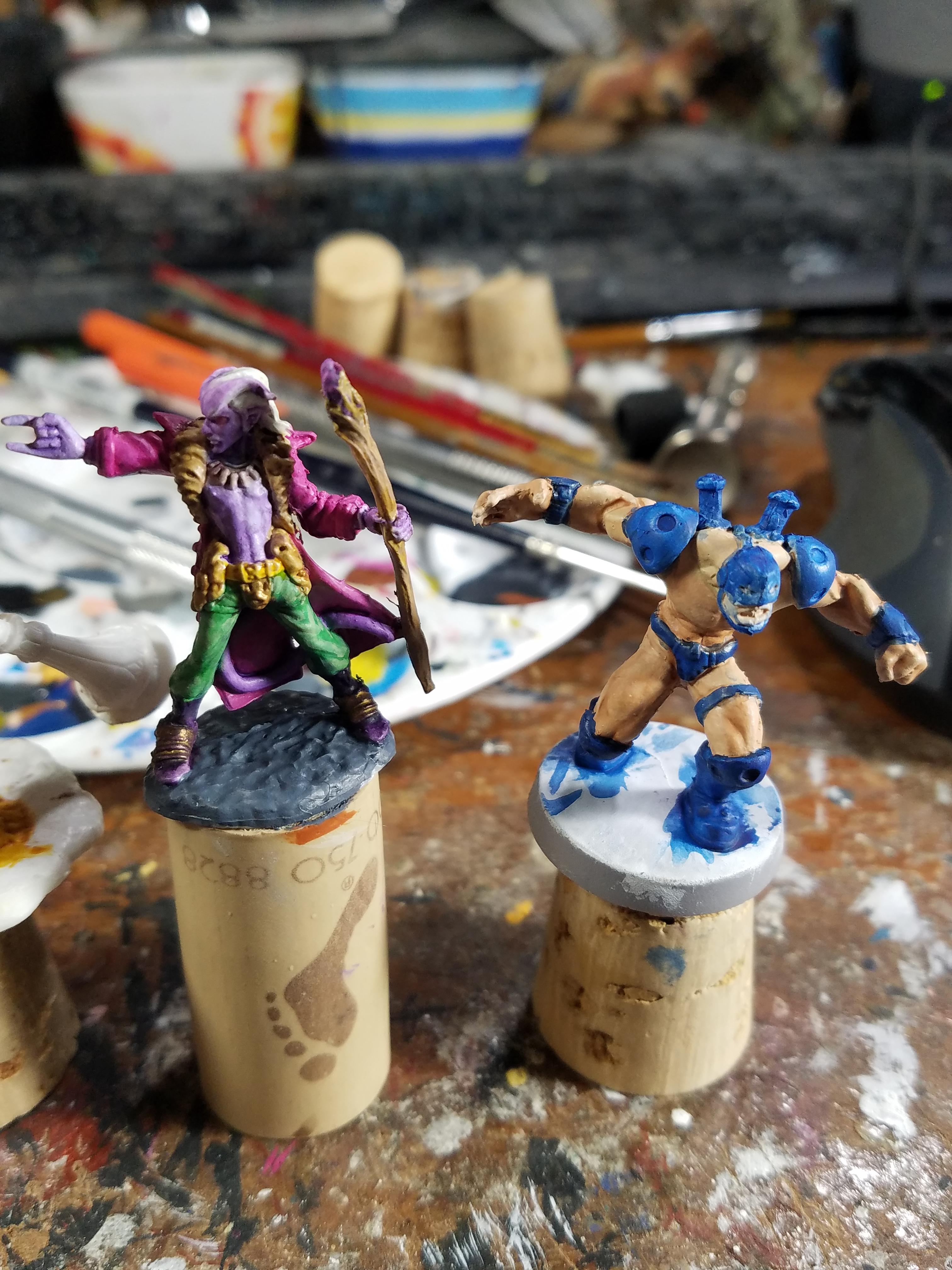 Bones, Reaper, Superheros, Work In Progress
