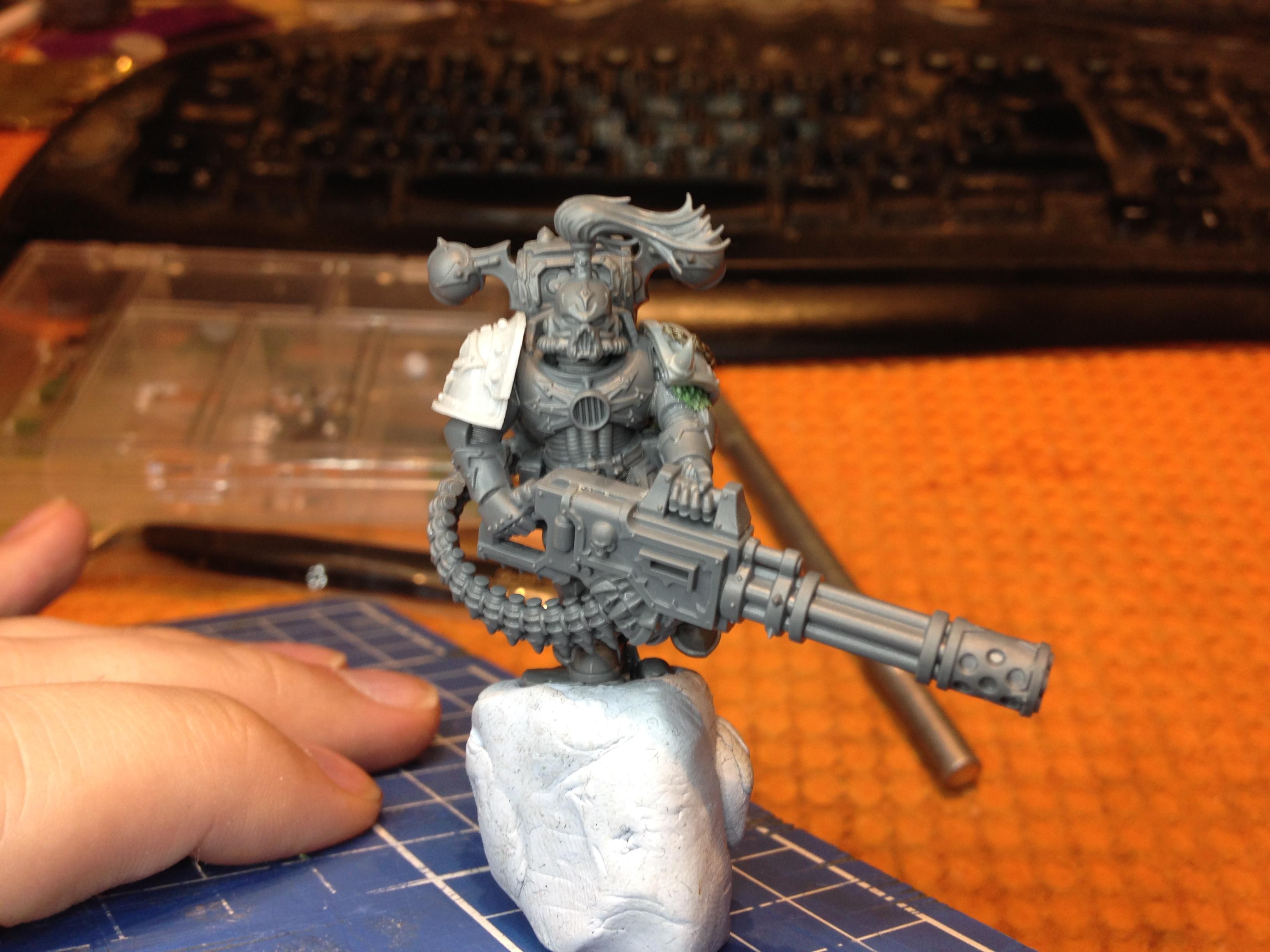 Black Legion, Chaos Space Marines, Chaos Undivided, Conversion, Reaper Chaincannon