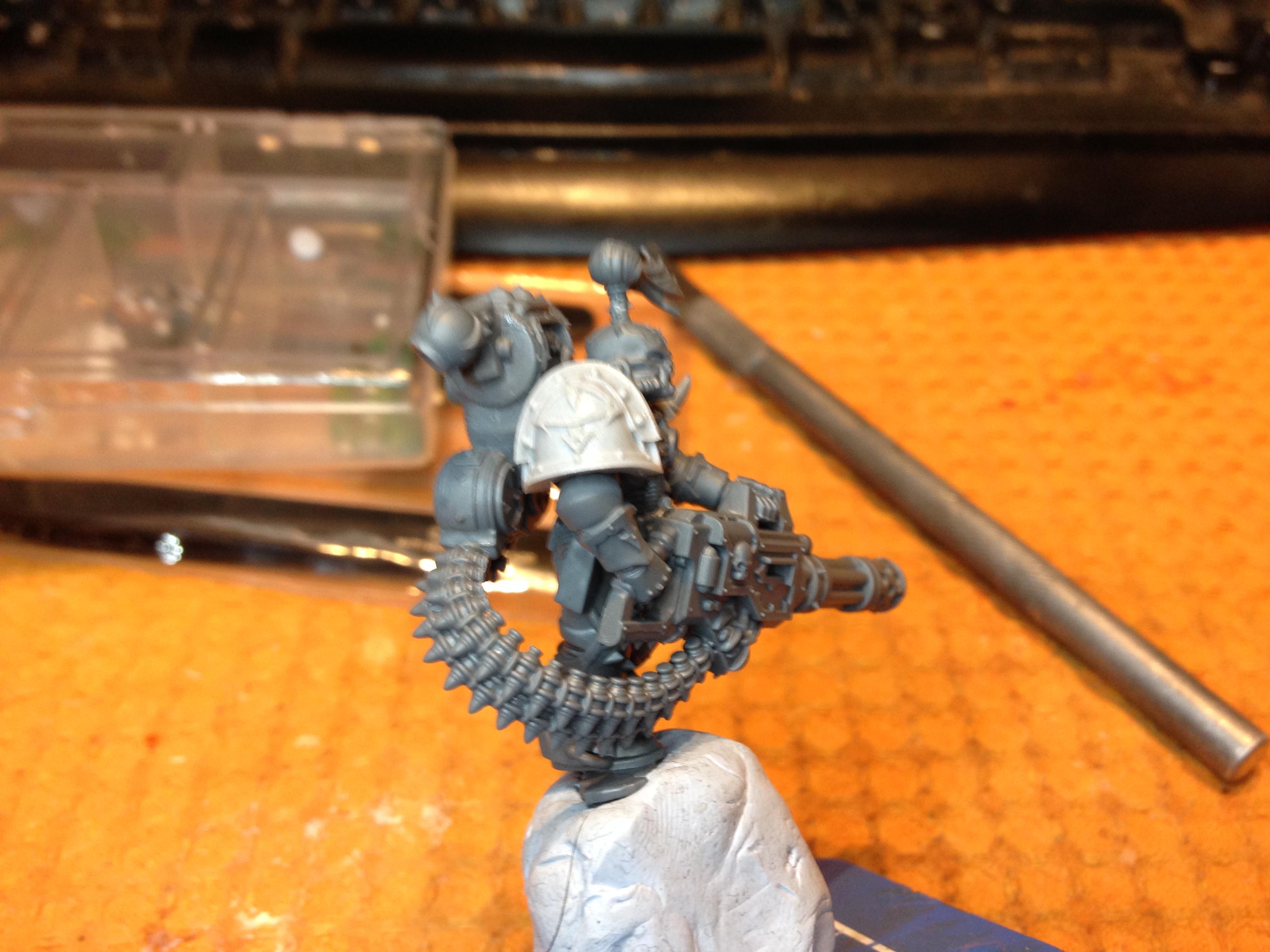 Black Legion, Chaos Space Marines, Chaos Undivided, Conversion, Reaper Chaincannon