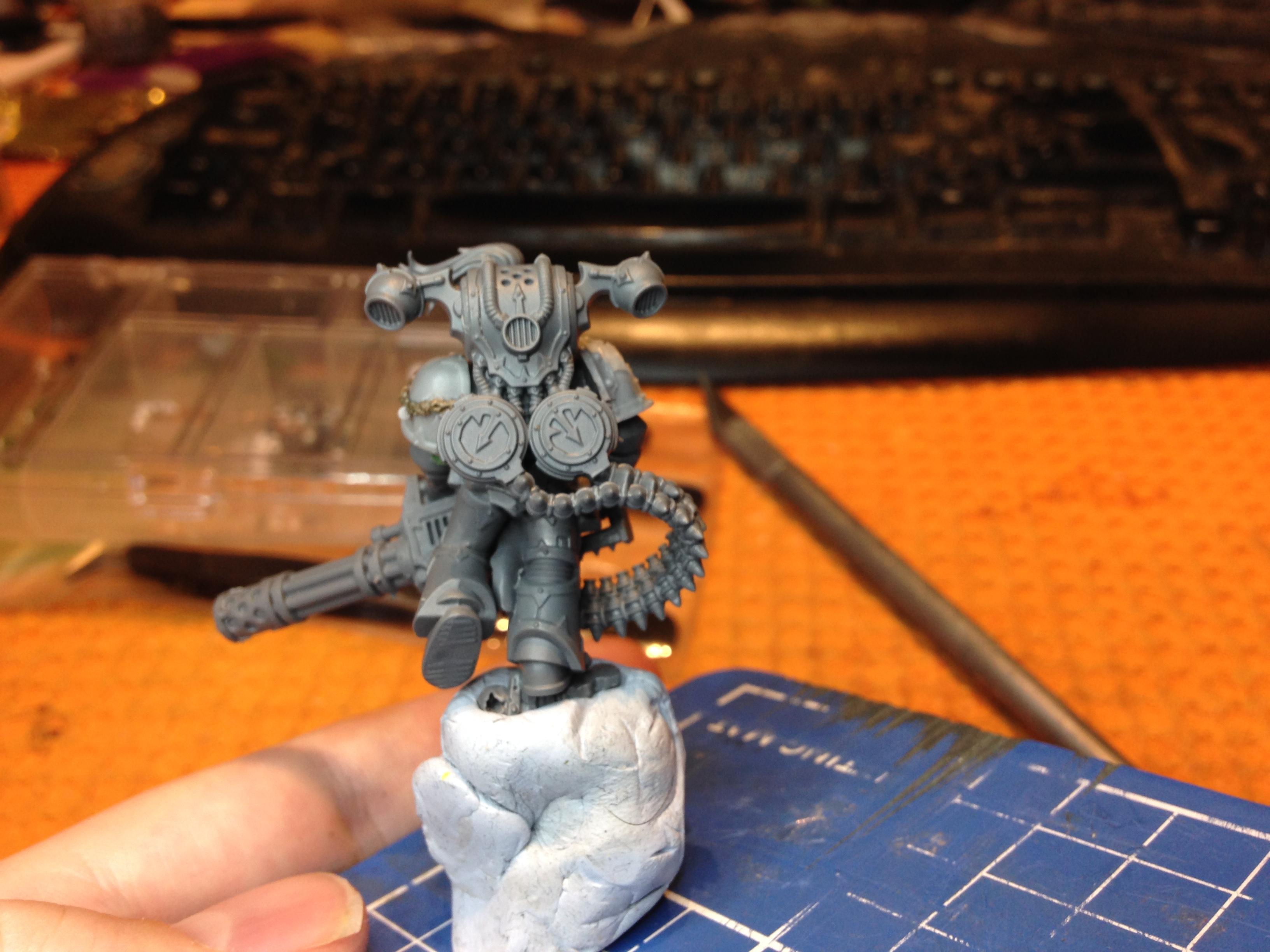 Black Legion, Chaos Space Marines, Chaos Undivided, Conversion, Reaper Chaincannon