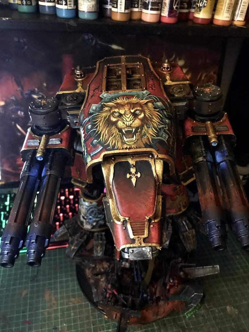 Freehand, Lion, Titan, Warhammer 40,000, Warhound