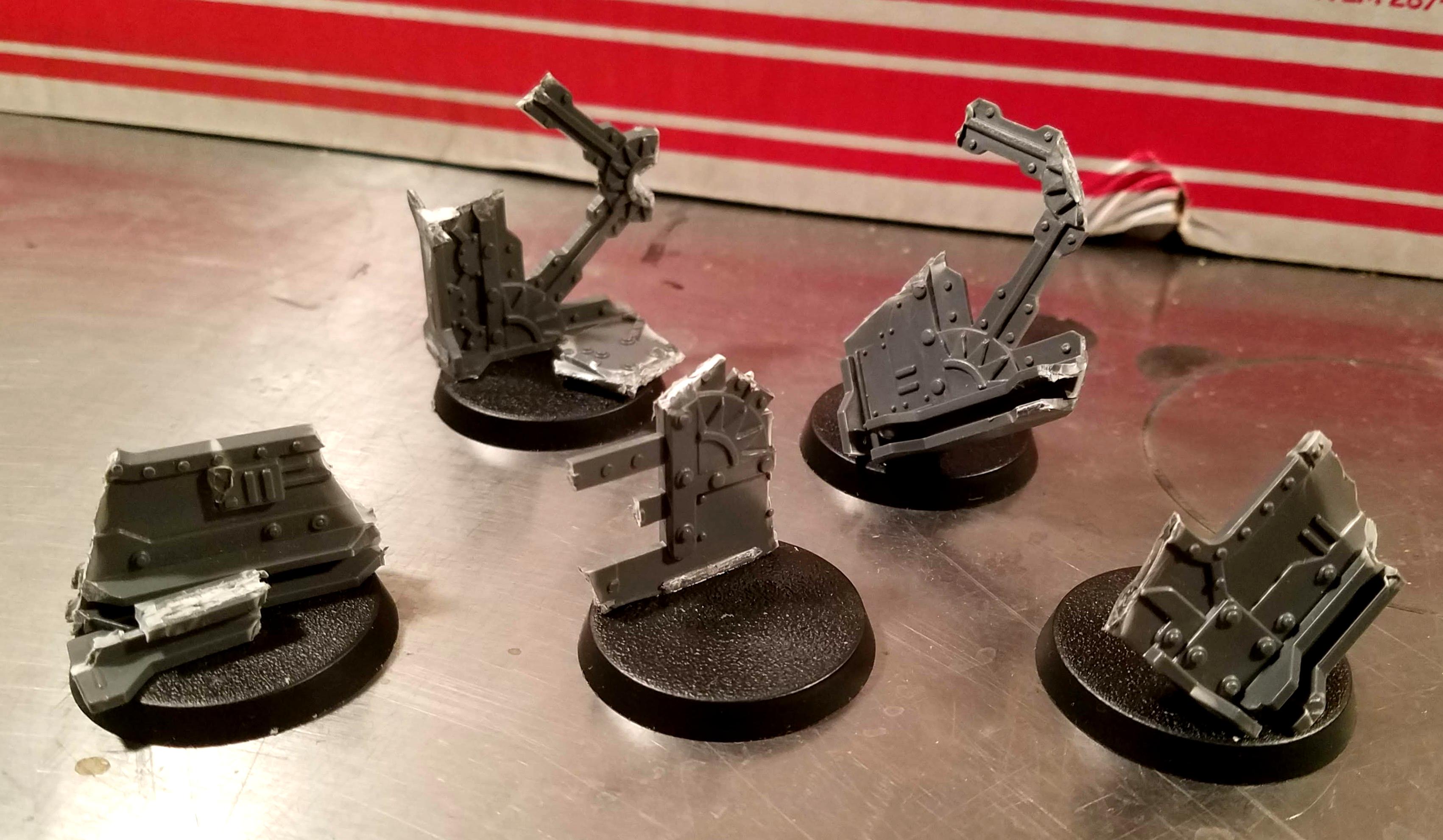 Scenic bases for my Scouts from the Landspeeder Storm