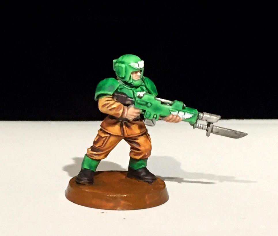 Contrast Cadian, Nuln Oil, Brown Base