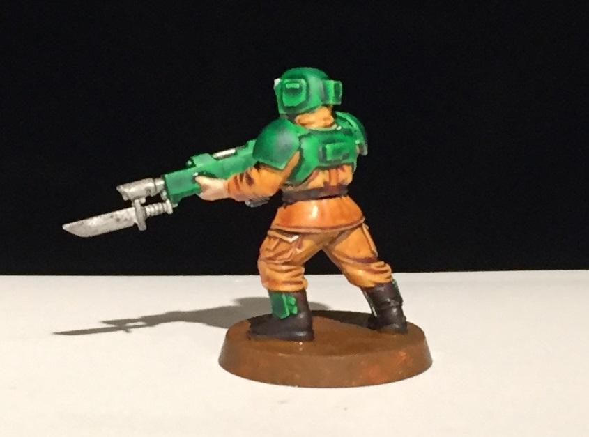 Contrast Cadian, Second Green rear