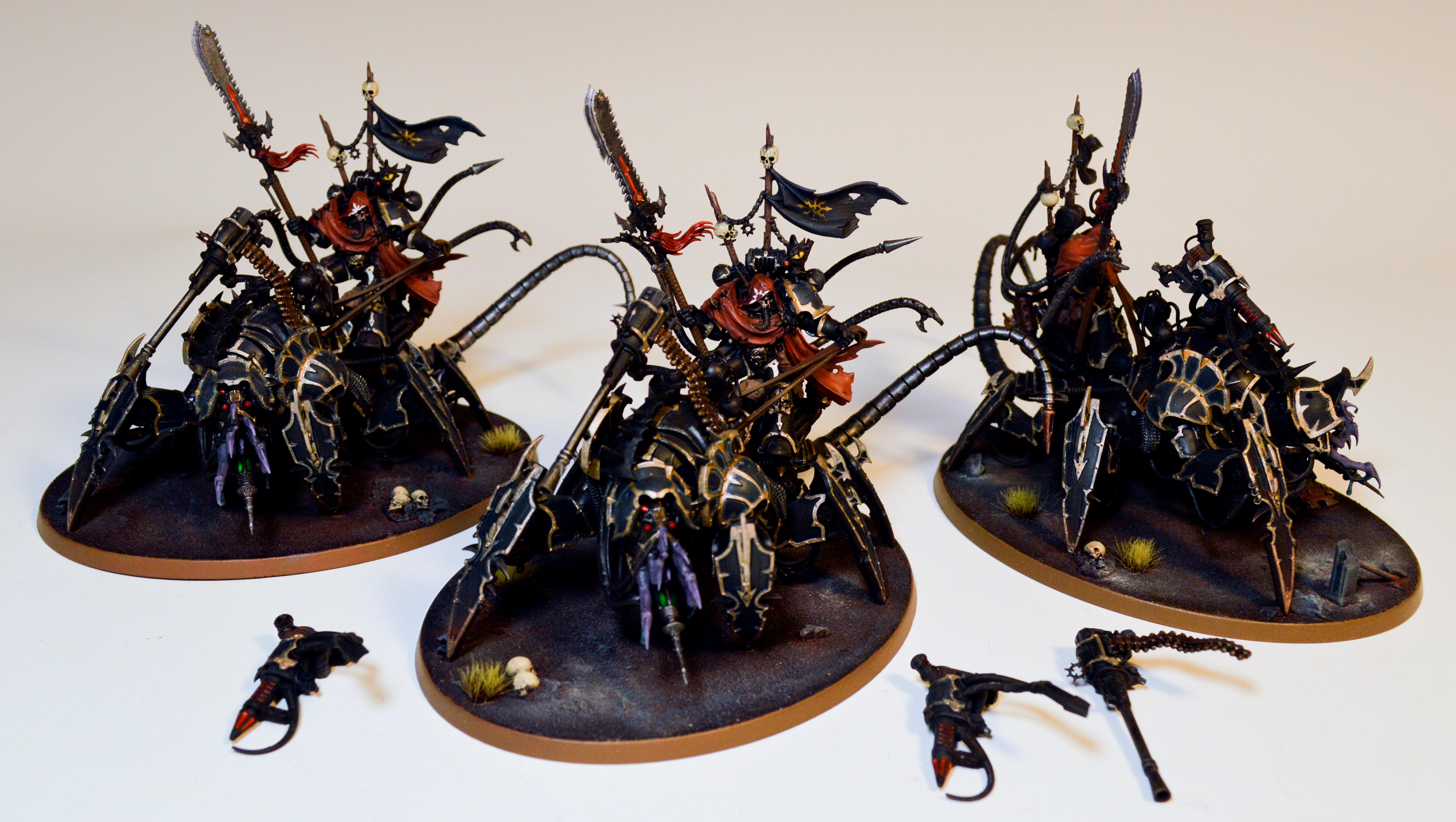 Arch-lord Discordant, Chaos, Chaos Space Marines, Dark Mechanicus, Vex Machinator