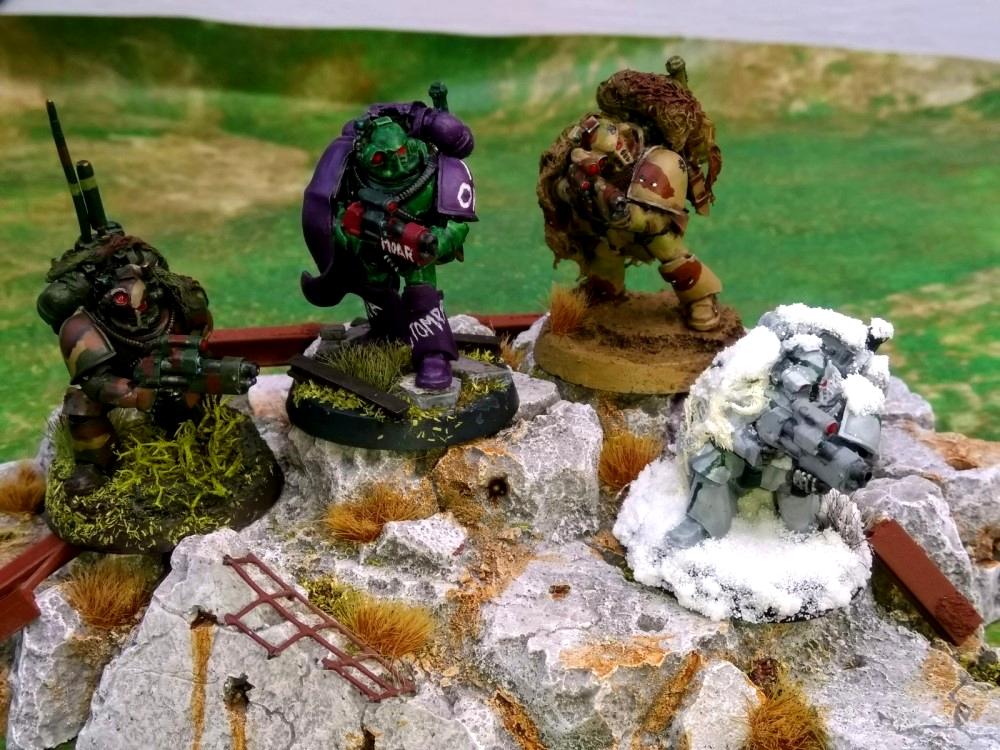 Forlorn Hope, Games Workshop, Homebrew Chapter, Imperium Of Man, Kitbash, Legion Recon, Luna Wolves, Space Marines, Warhammer 40,000