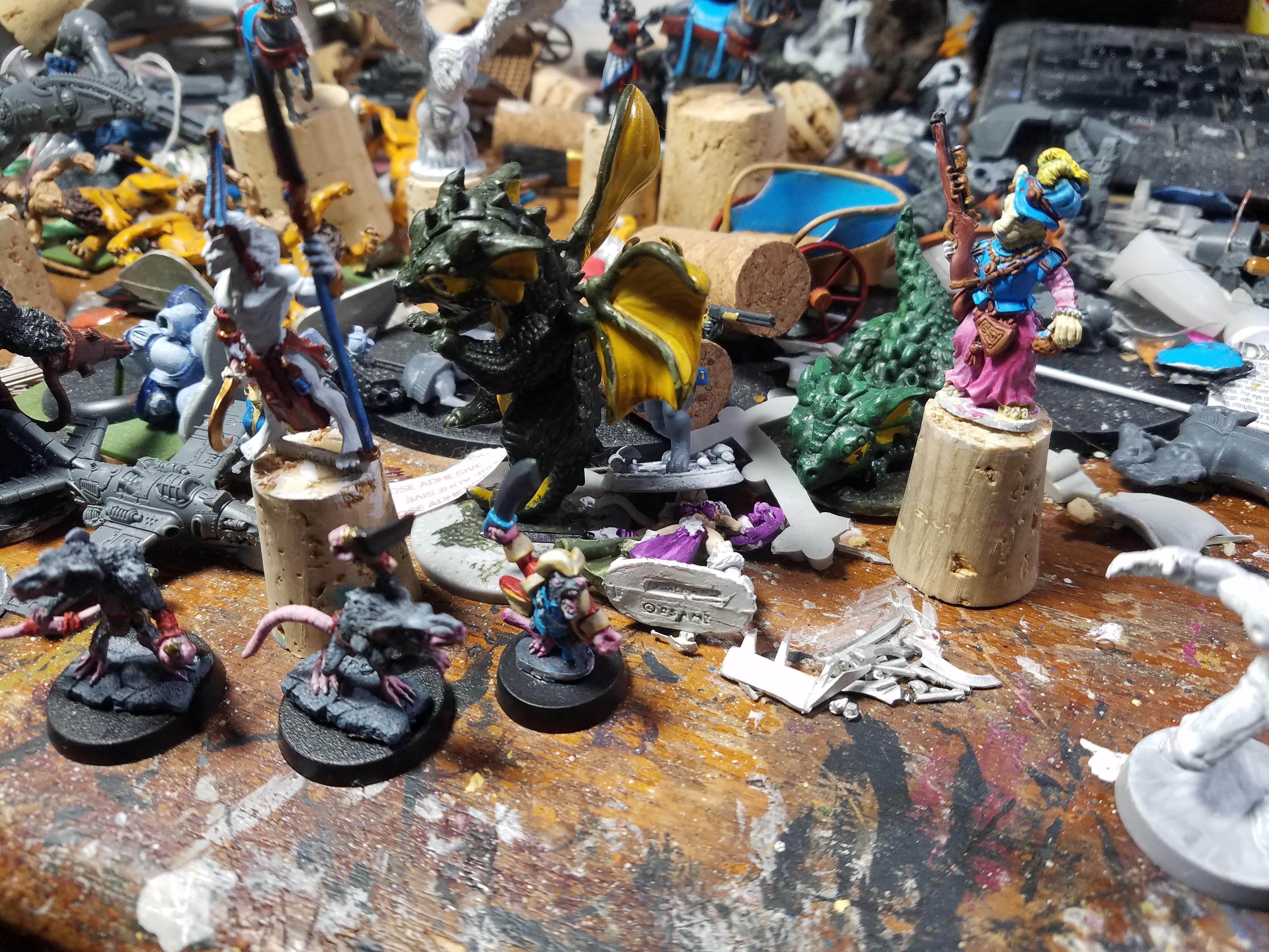 Crocodile Games, Dragon, Oathsworn, Rats, Reaper, Reaper Bones, Work In Progress