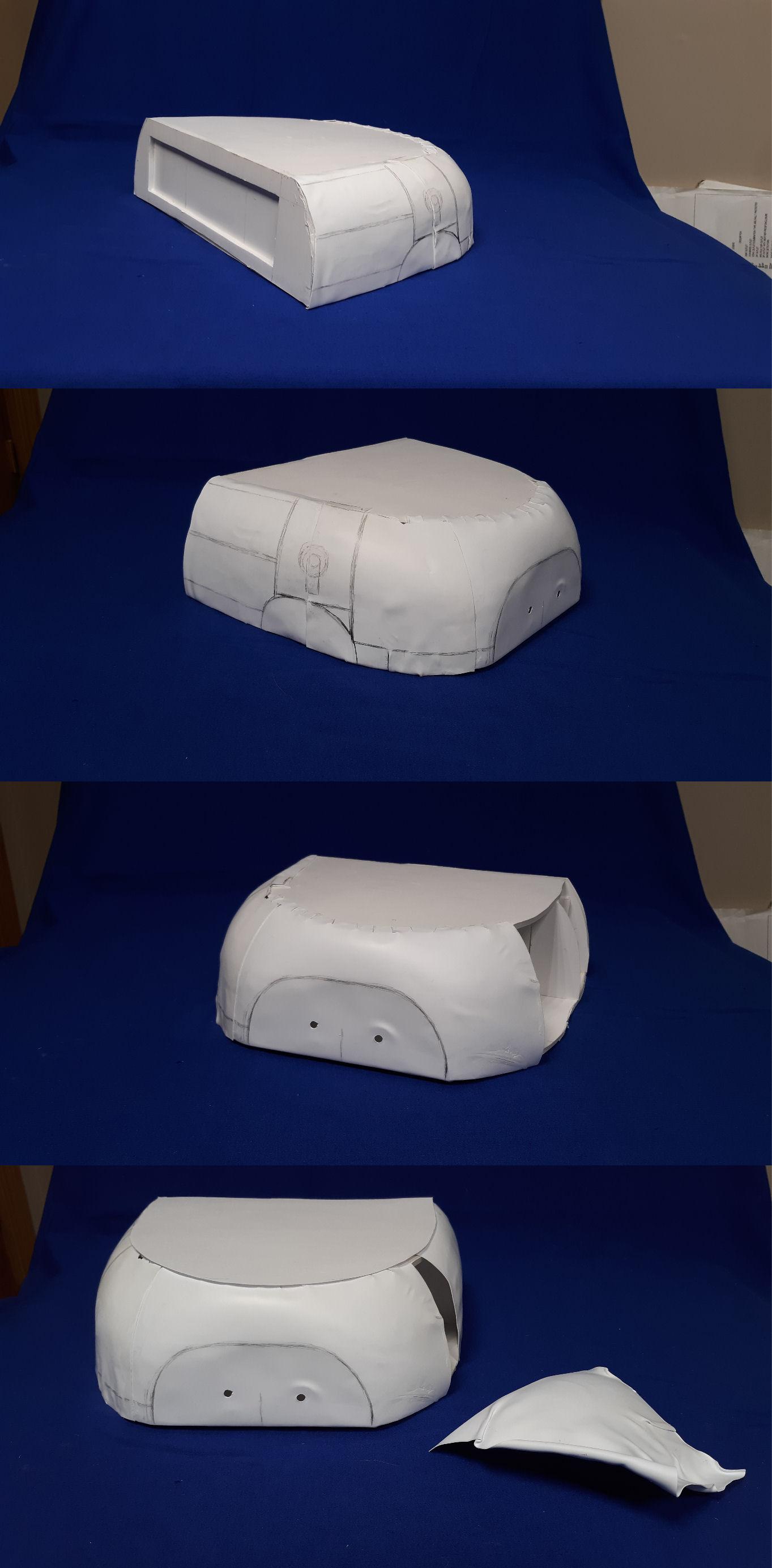 Progress so far with my first fail forming the Plastic Card