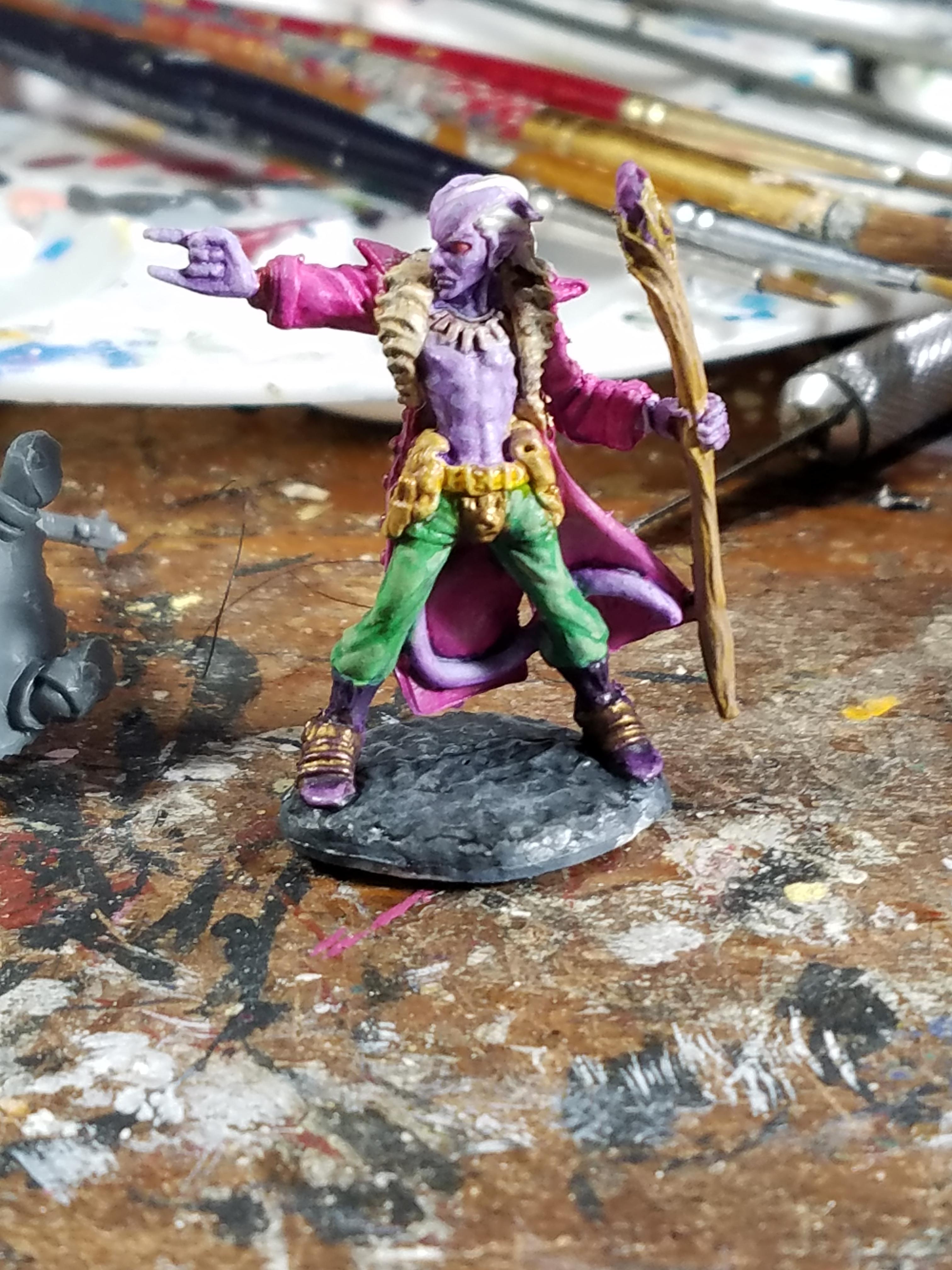 Bones, Magician, Reaper Miniatures, Tiefling
