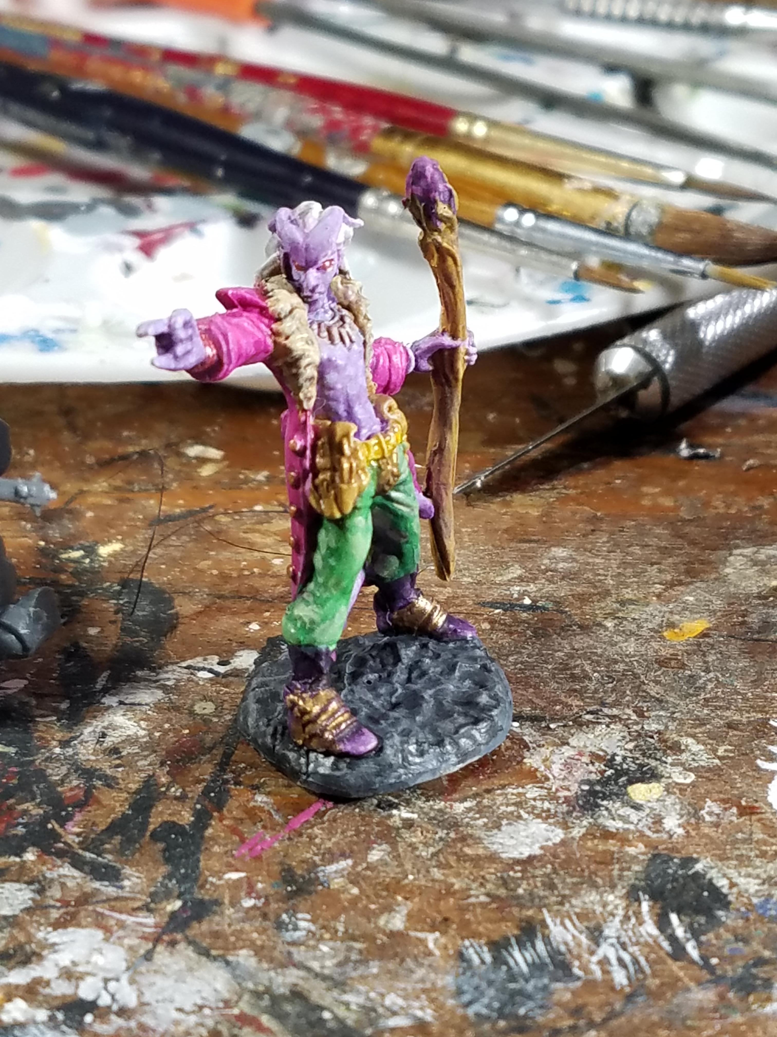 Bones, Magician, Reaper Miniatures, Tiefling
