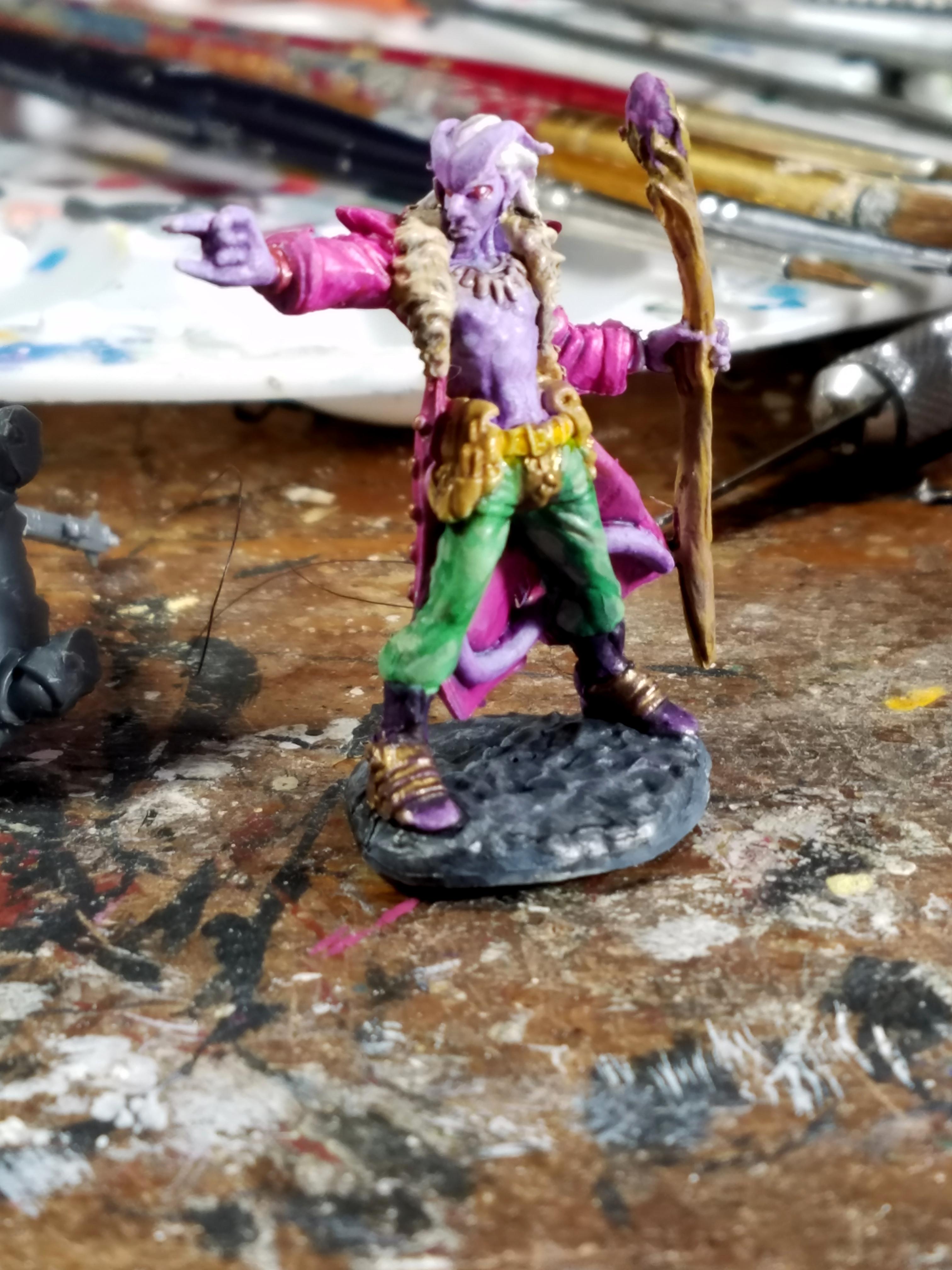Bones, Magician, Reaper Miniatures, Tiefling
