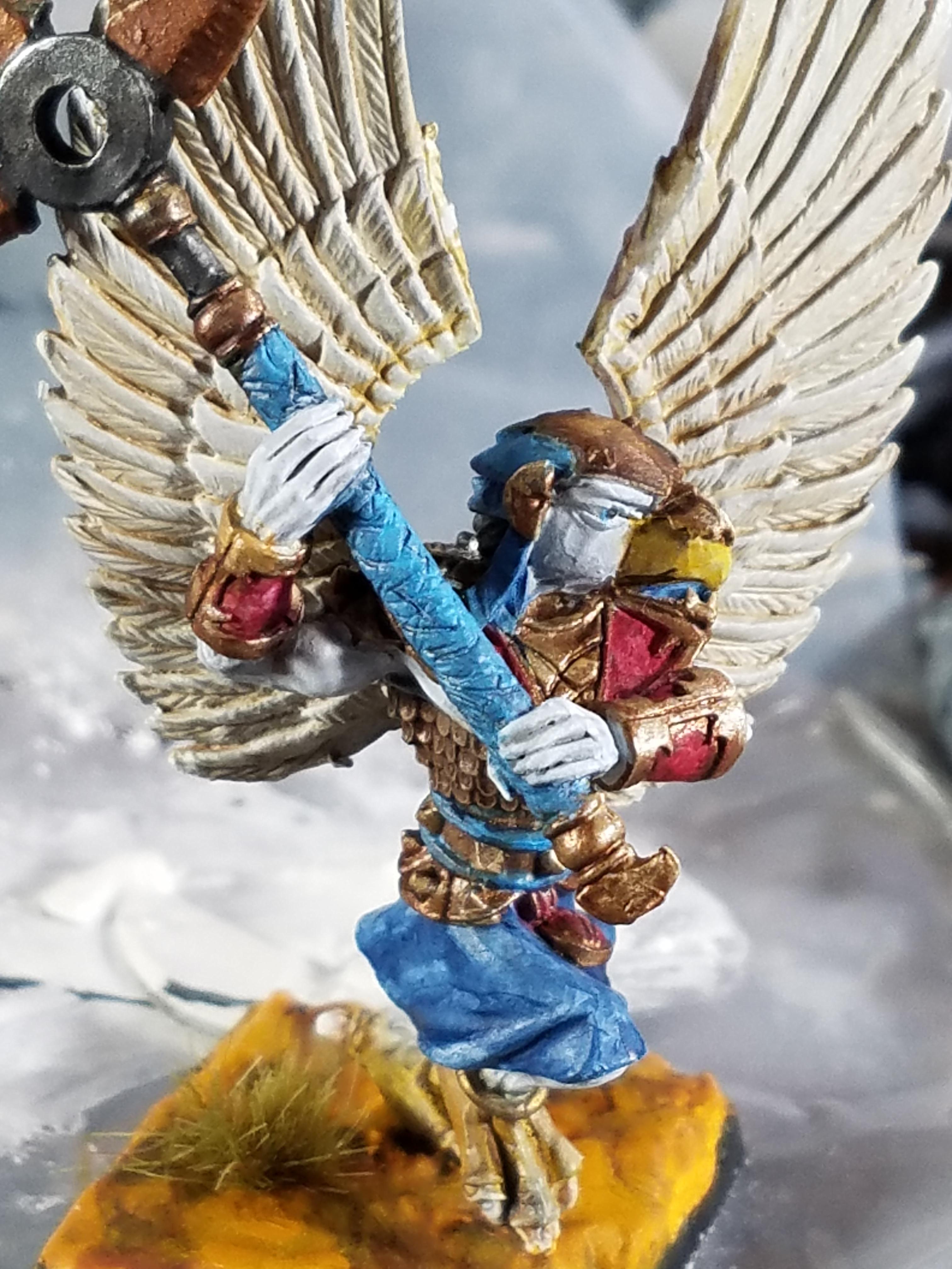 Aspect Of The Avenger, Crocodile Games, Harbinger Of Horus, Hawk Man, Heru, Shade Painting