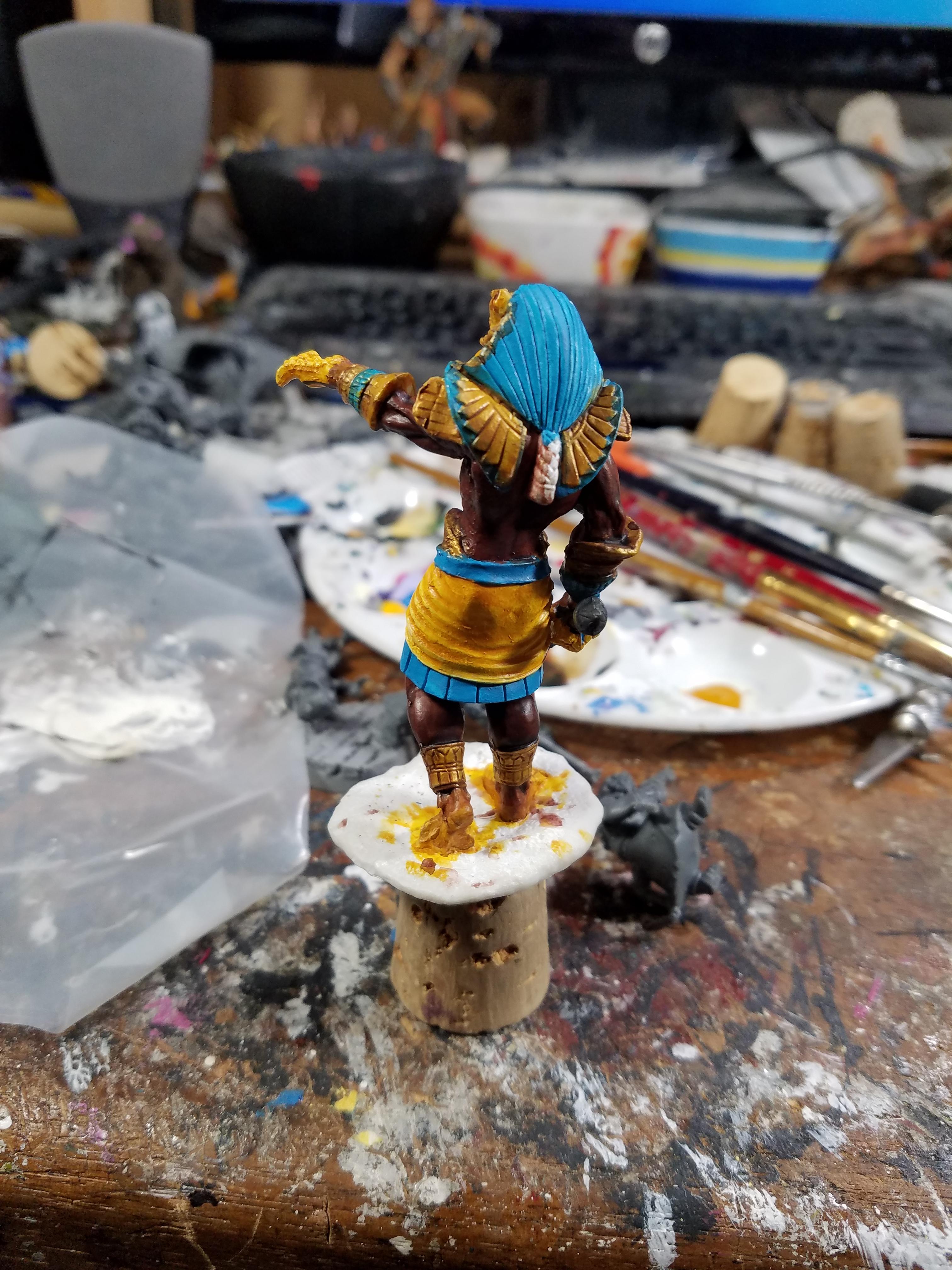 Avatar Of Ra, Bones, Large Model, Reaper Miniatures, Work In Progress