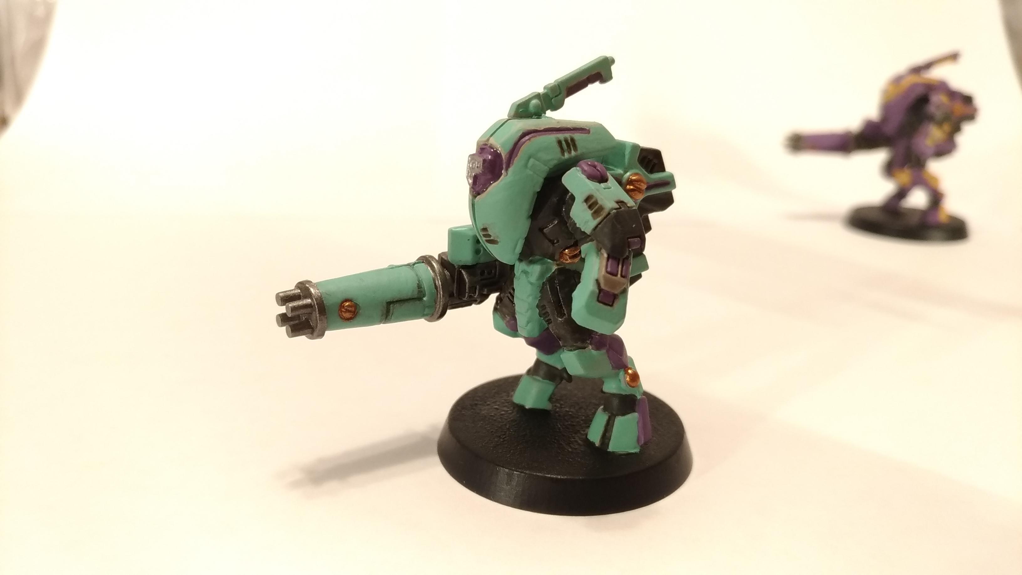 Stealth Battlesuits, T'au, T'au Empire, T'au Stealth Battlesuits, Warhammer 40,000, Xv25, Xv25 Battlesuits