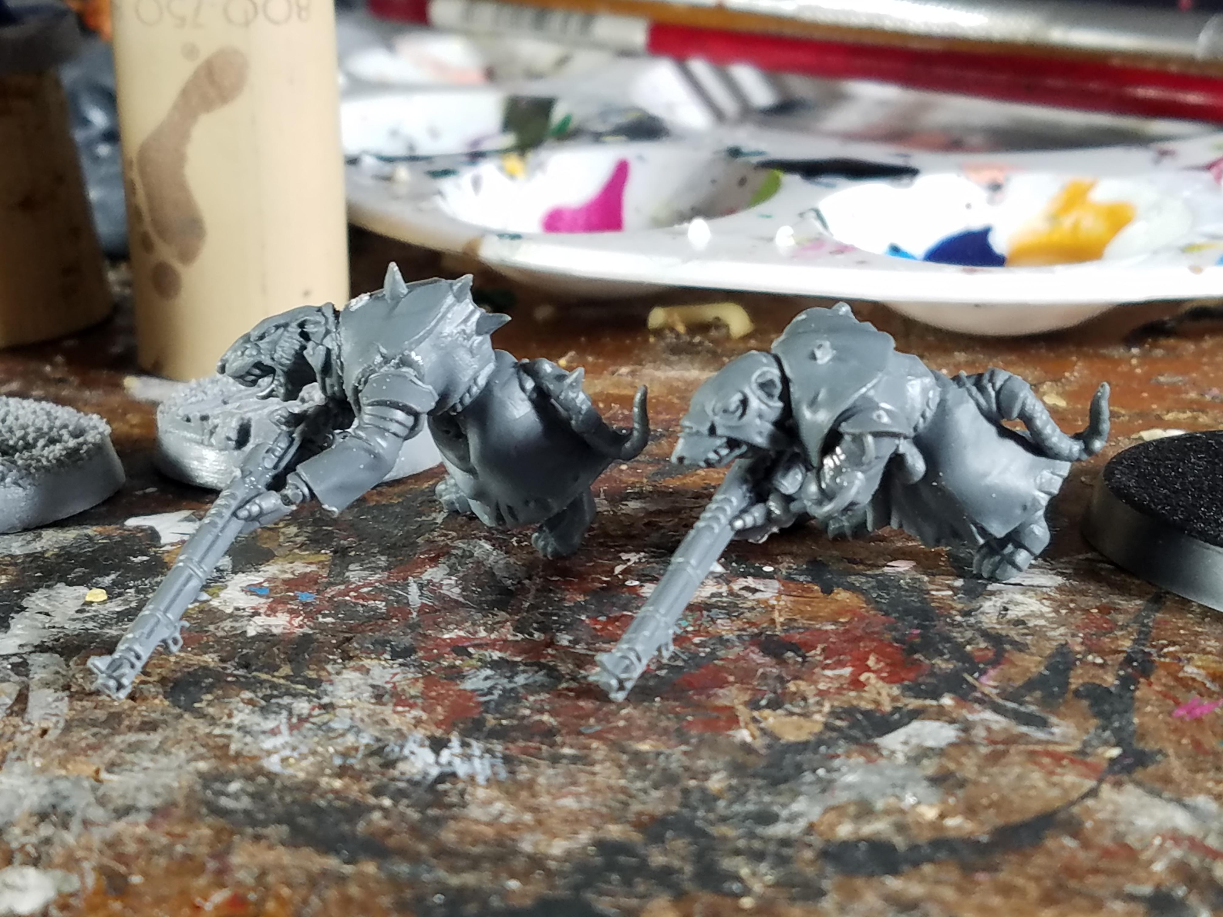 Citadel Miniatures, Kitbash, Skaven, Work In Progress