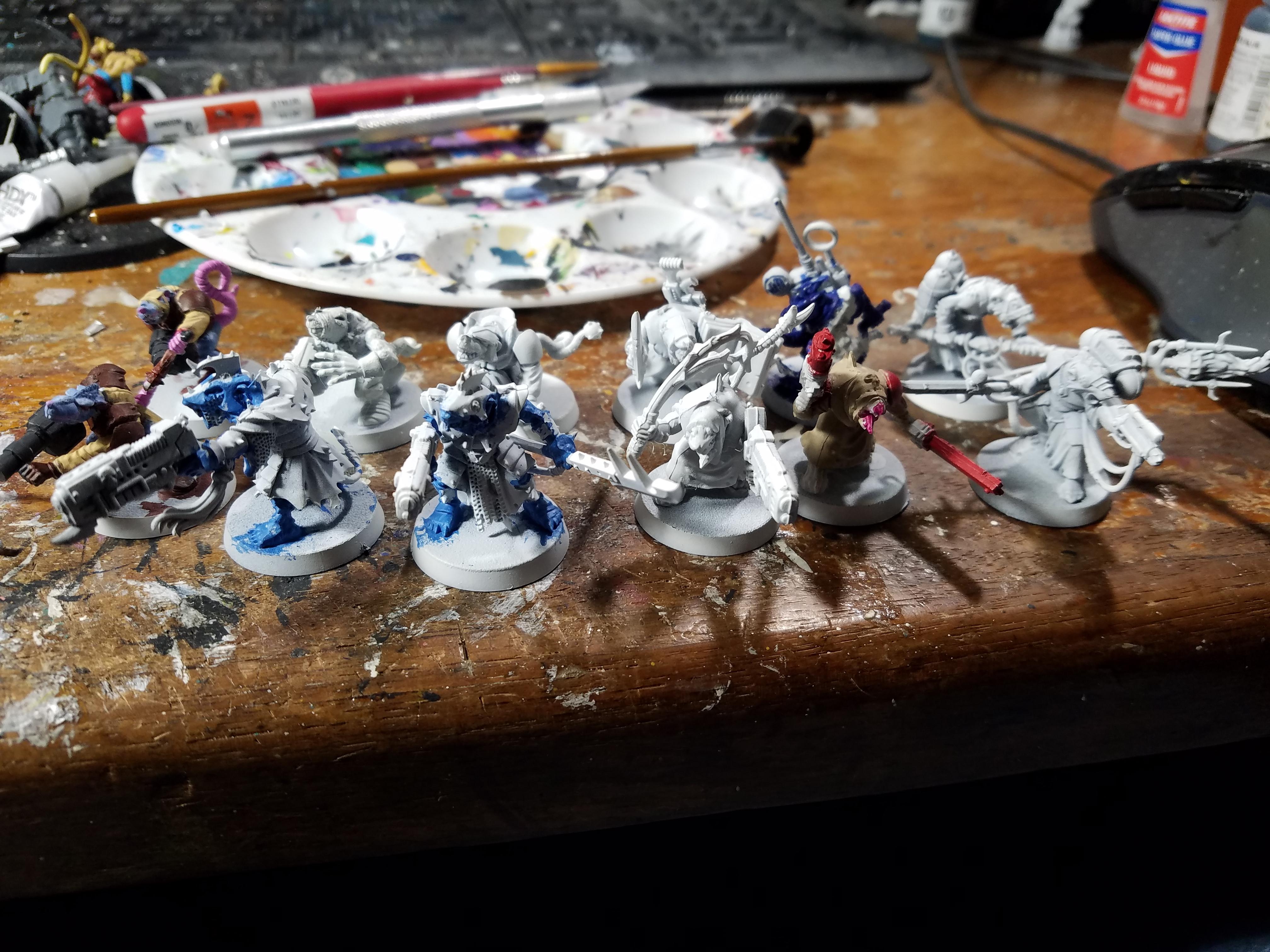 Citadel Miniatures, Games Workshop, Imperial Guard, Rats, Skaven