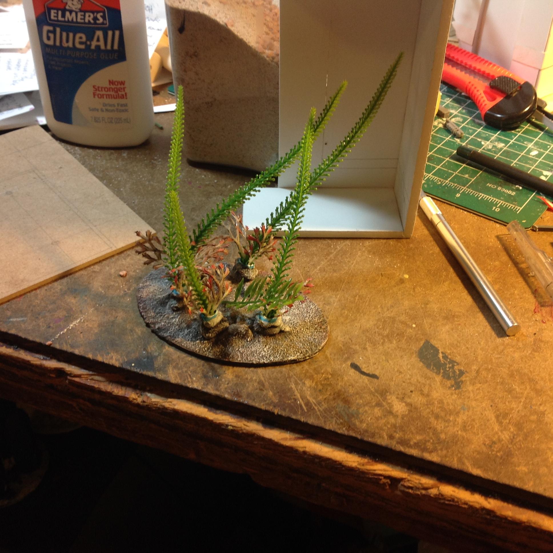 Alien, Craft Sand, Custom, Elmers, Hotglue, Infinity, Paradiso, Pip, Scratch Build, Straws, Terrain, Waaazag, Warhammer 40,000, Work In Progress