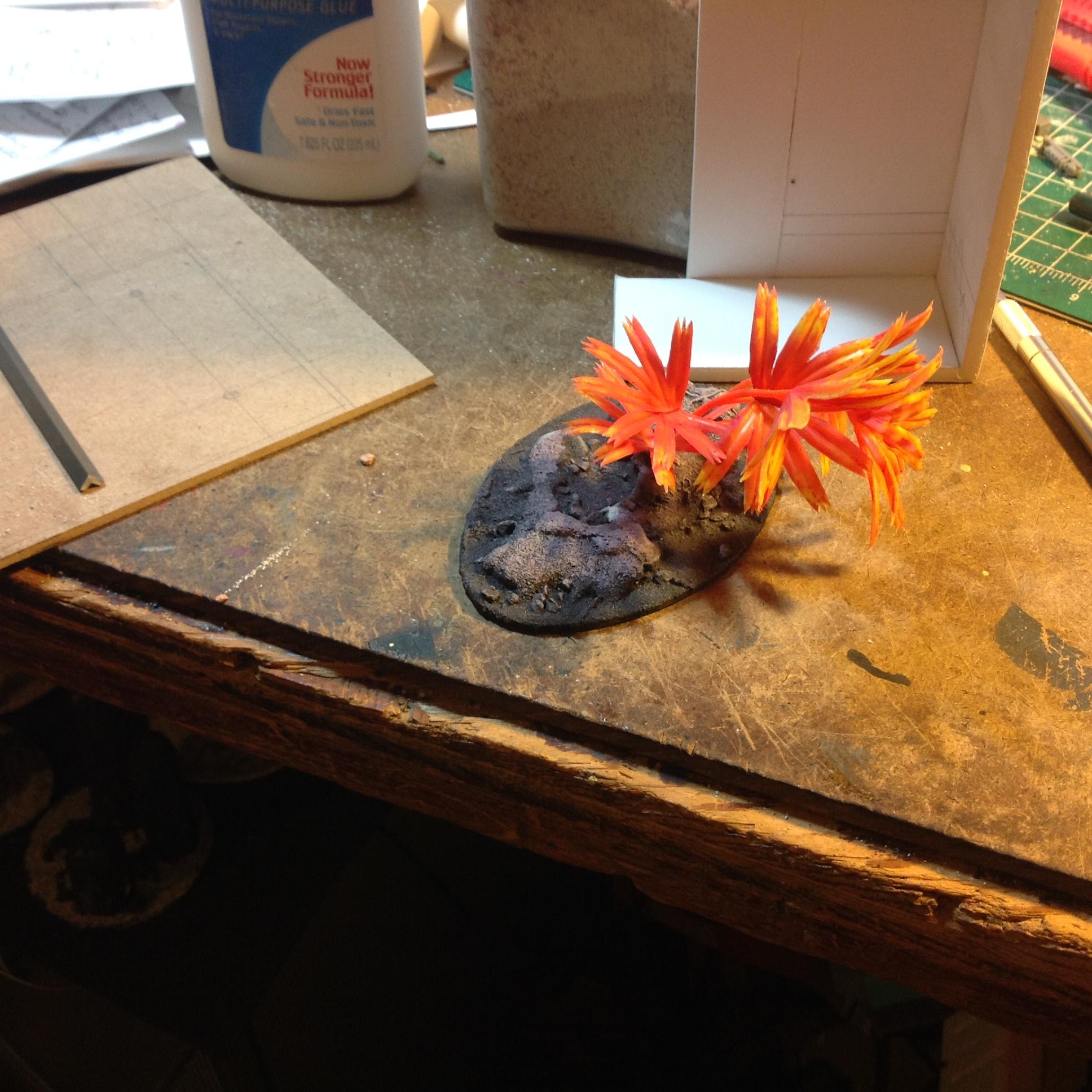 Alien, Craft Sand, Custom, Elmers, Hotglue, Infinity, Paradiso, Pip, Scratch Build, Straws, Terrain, Waaazag, Warhammer 40,000, Work In Progress