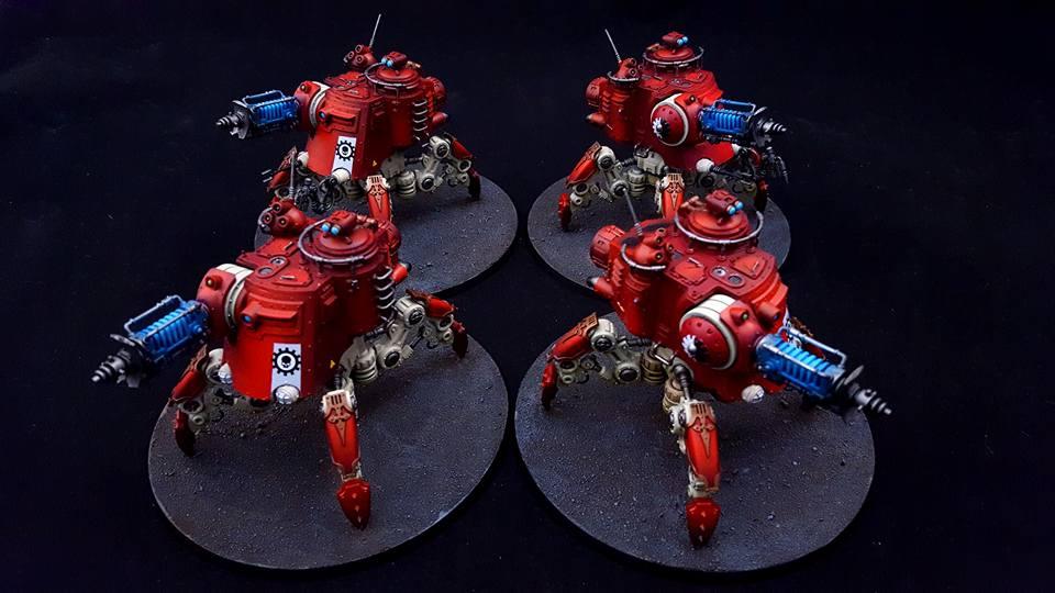 Ad Mech, Adeptus Mechanicus, Commission By Raven�s Nest Painting, Imperium, Mars, Onager Dunecrawler, Warhammer 40,000