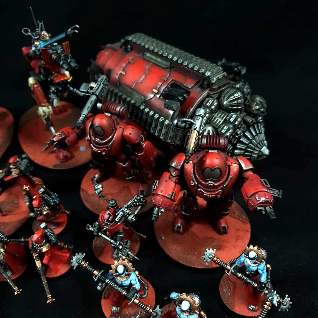 Ad Mech, Adeptus Mechanicus, Assault Drill, Commission By Raven�s Nest Painting, Electropriest, Fulgurite, Imperium, Kastelan, Mars, Robot, Termite, Terrax, Warhammer 40,000