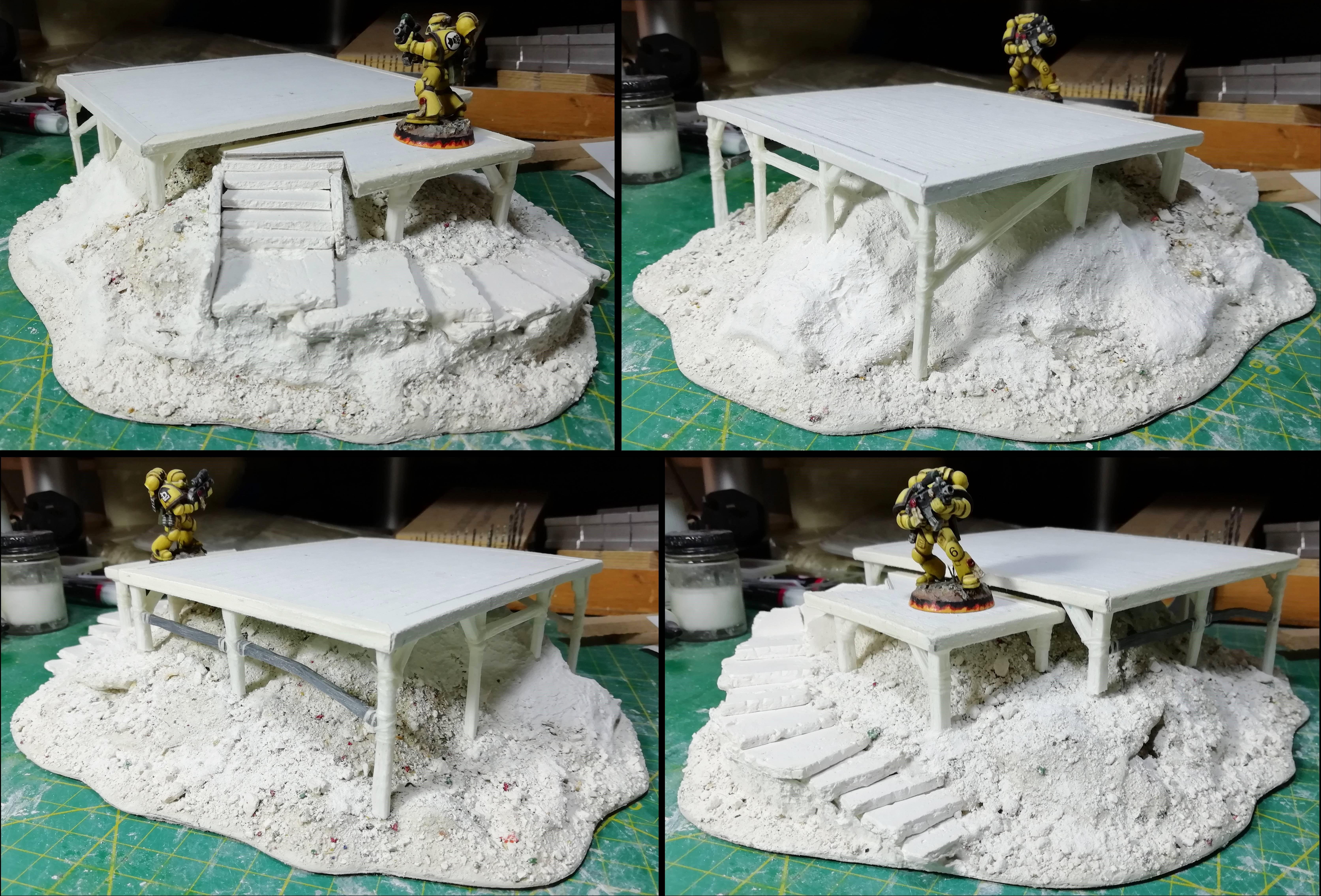 Mound wip 5; textured base
