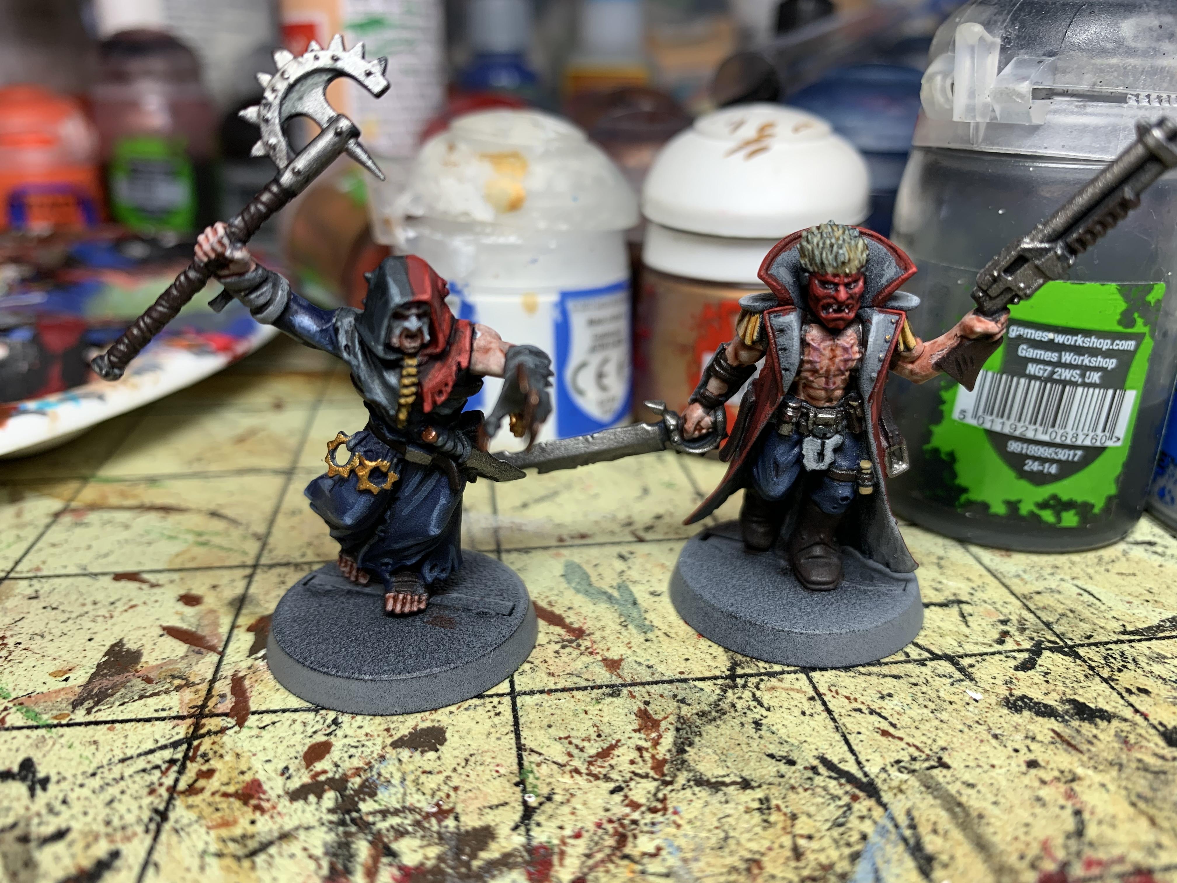  Working on 2 champions for the monthly painting challenge 