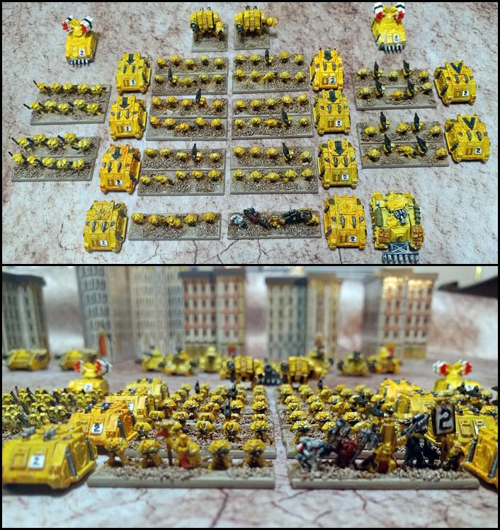 Epic, Epic40k, Imperial Fists, Space Marines, Warhammer 40,000