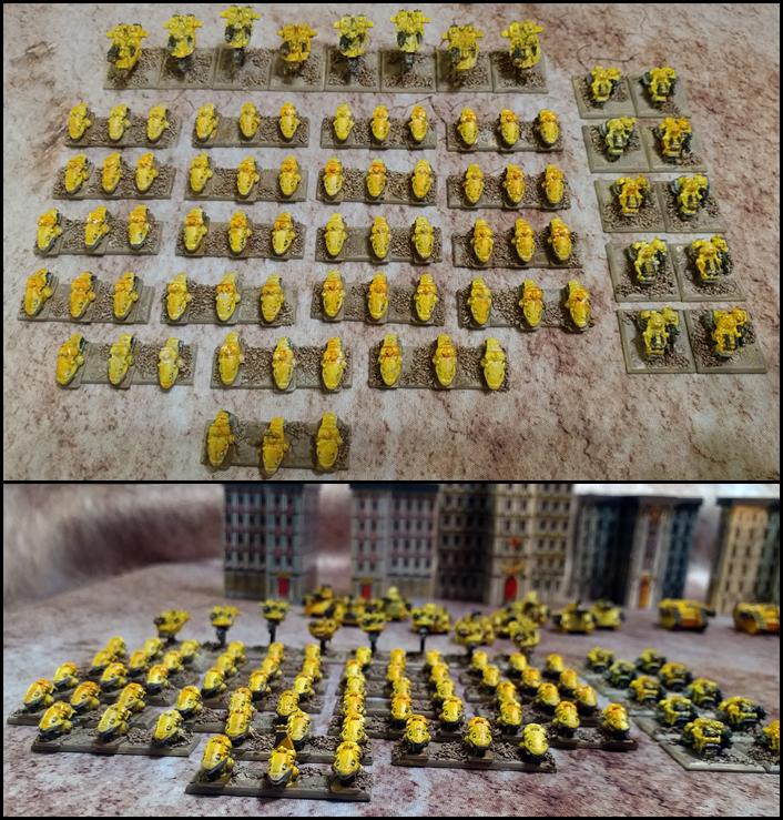 Epic, Epic40k, Imperial Fists, Space Marines, Warhammer 40,000