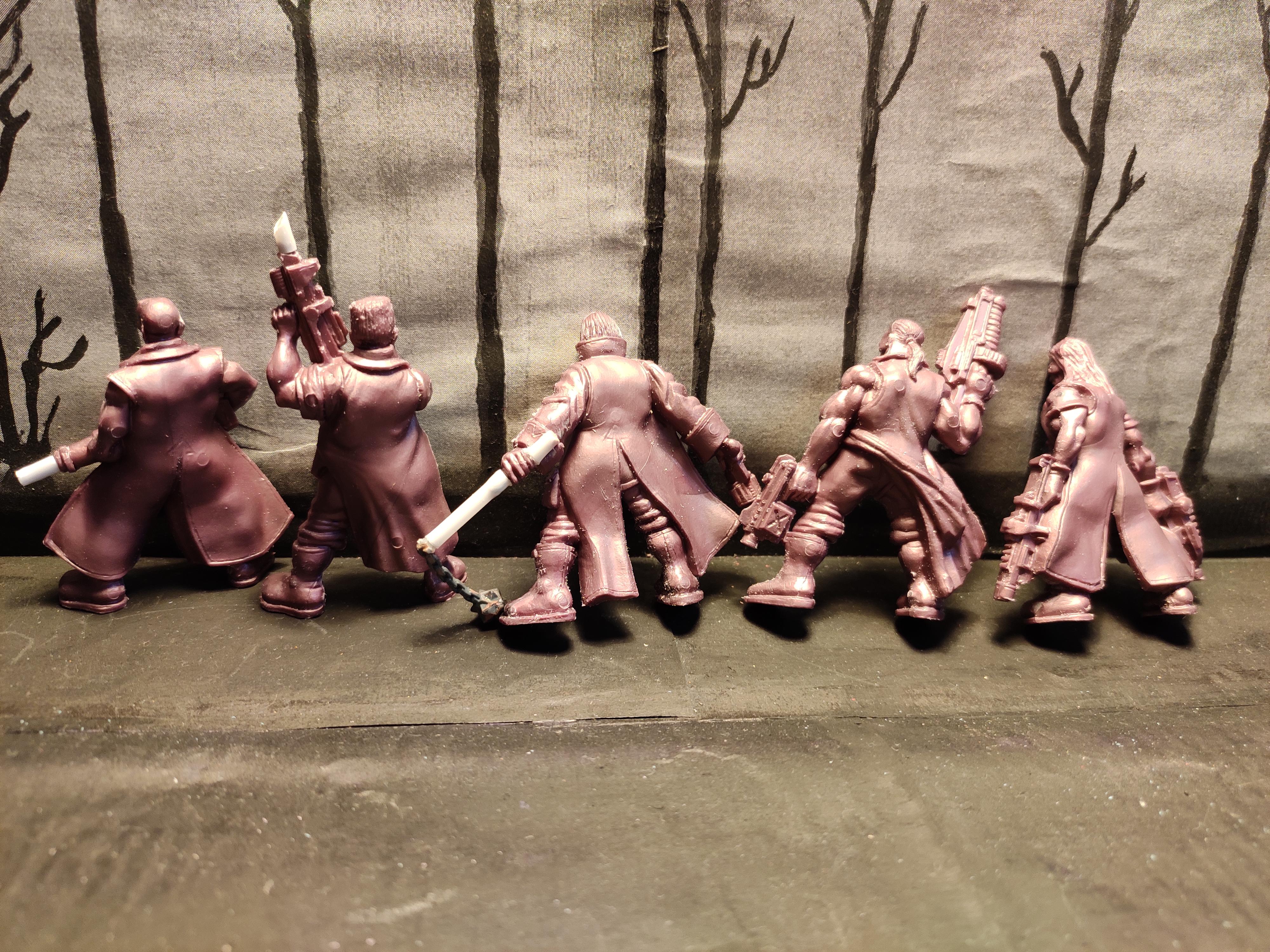 &#1041;&#1080;&#1090;&#1074;&#1099; Fantasy, Autogun, Conversion, Fantasy Battles, Flail, From Russia, Infantry, Insurgents, Rebels, Regiment, Technolog, Tehnolog, Work In Progress