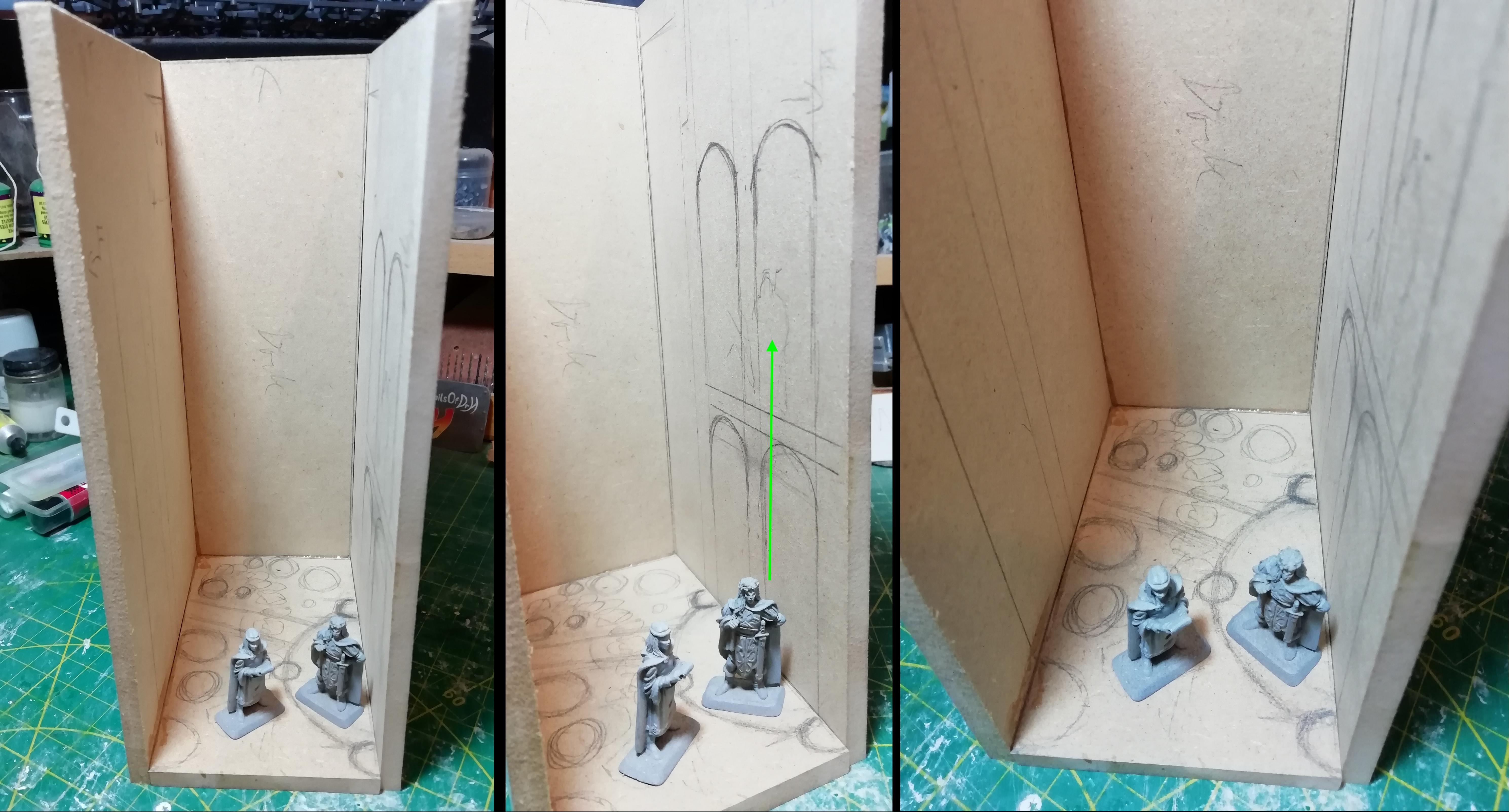 Bookcase diorama wip 1